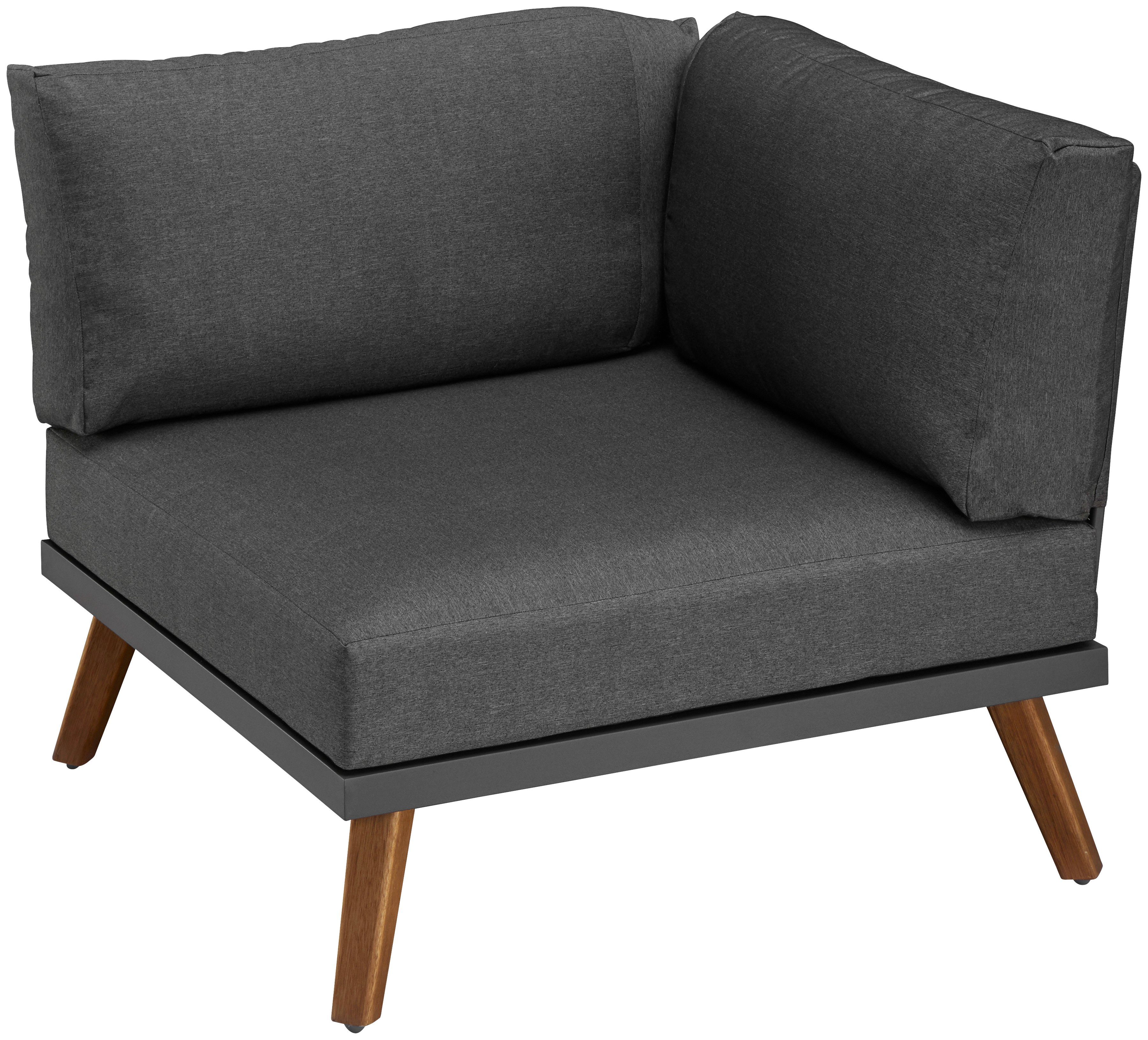 MERXX Tuinset Athene Aluminium frame met acaciahout, FSC 100% (15-delig)