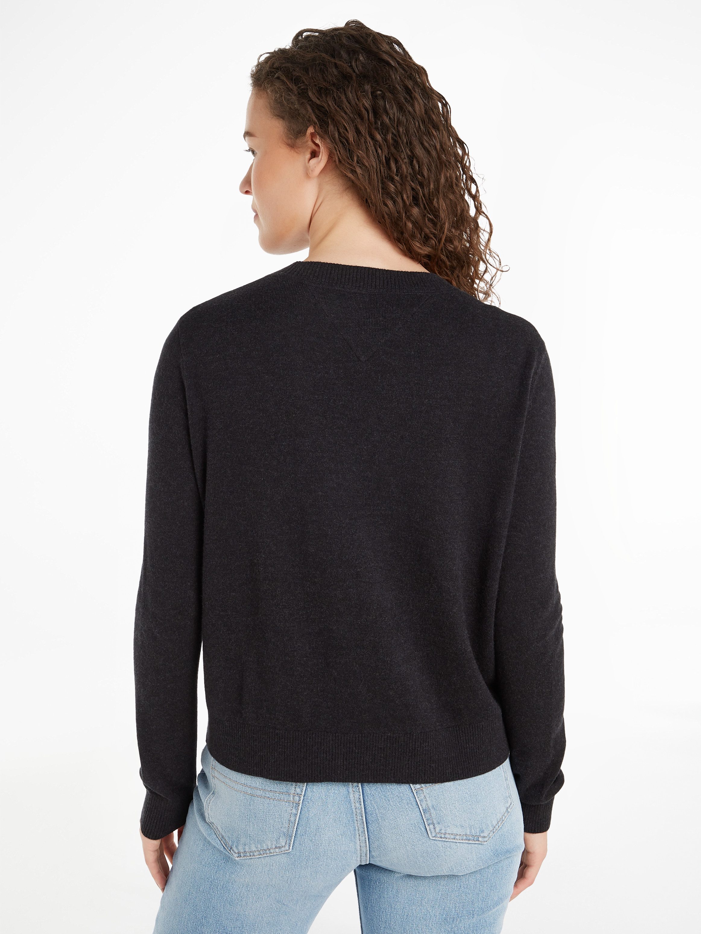 TOMMY JEANS Gebreide trui TJW ESSENTIAL CREW NECK SWEATER