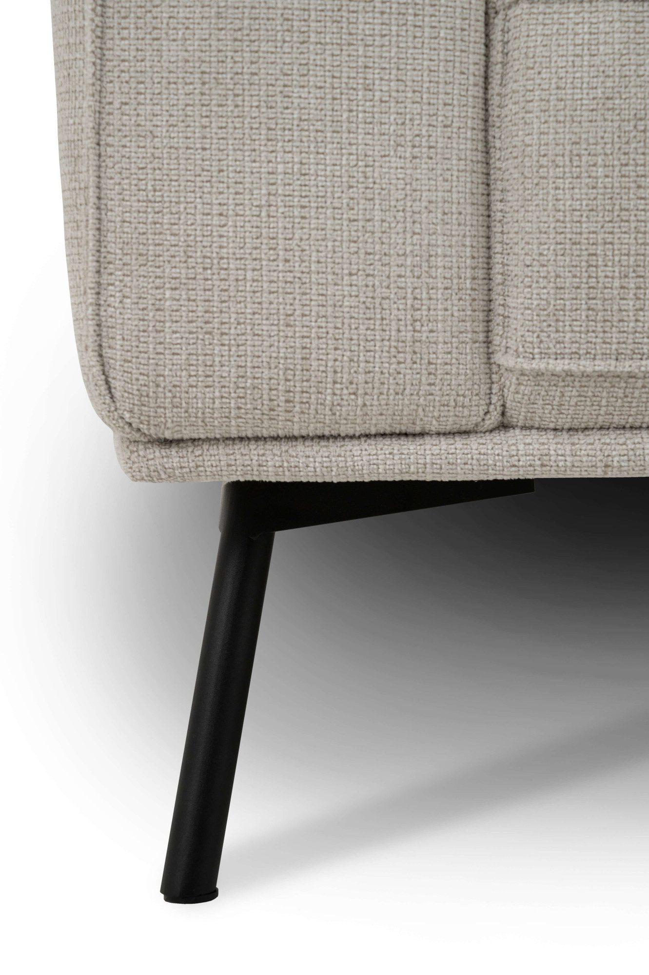 andas Hoekbank Vosby Breedte 260 cm, chenille, met decoratieve kedernaad