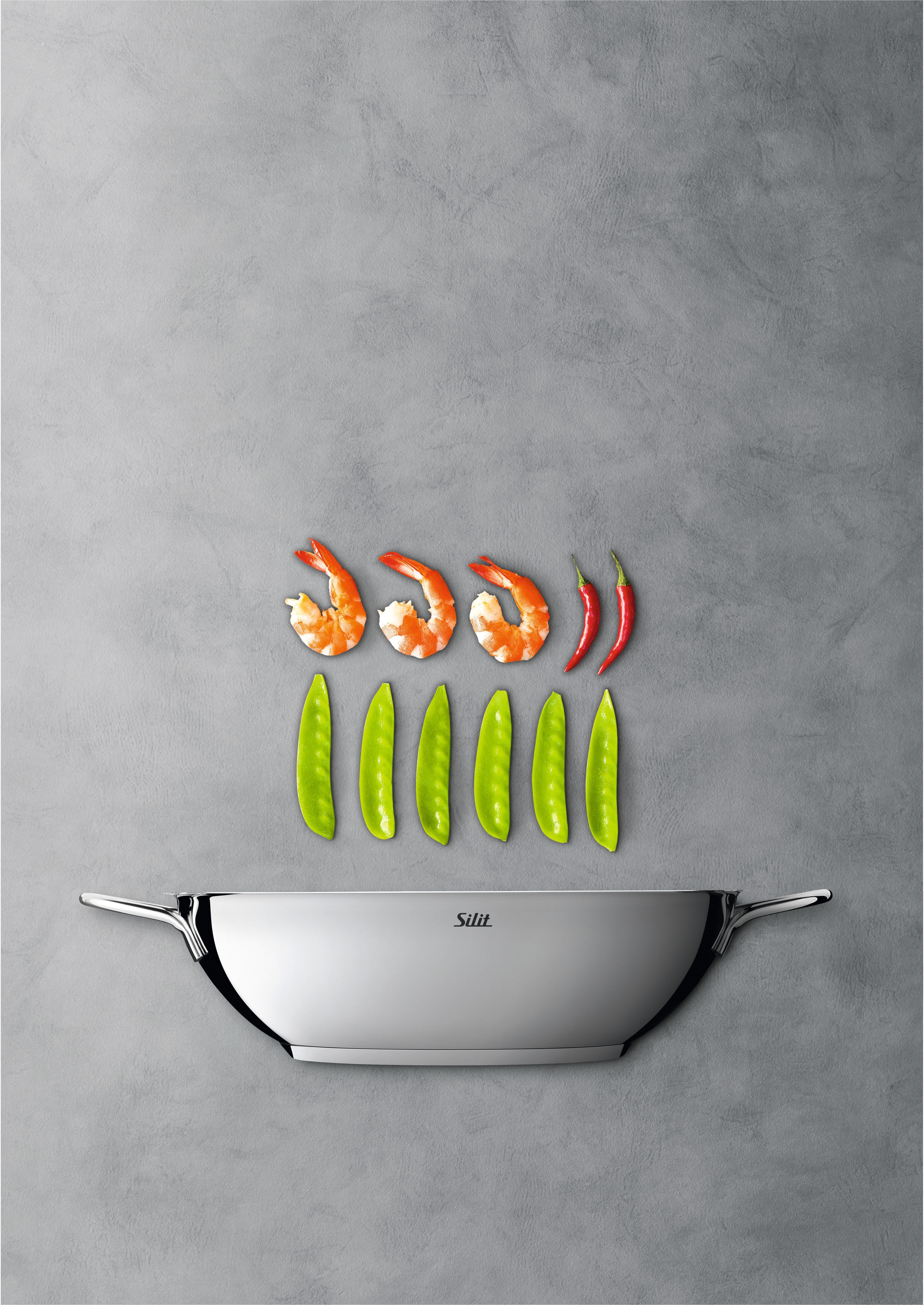 Silit Wok an inductie ideaal voor energiezuinig koken, geschikt voor alle kookplaten (1-delig)