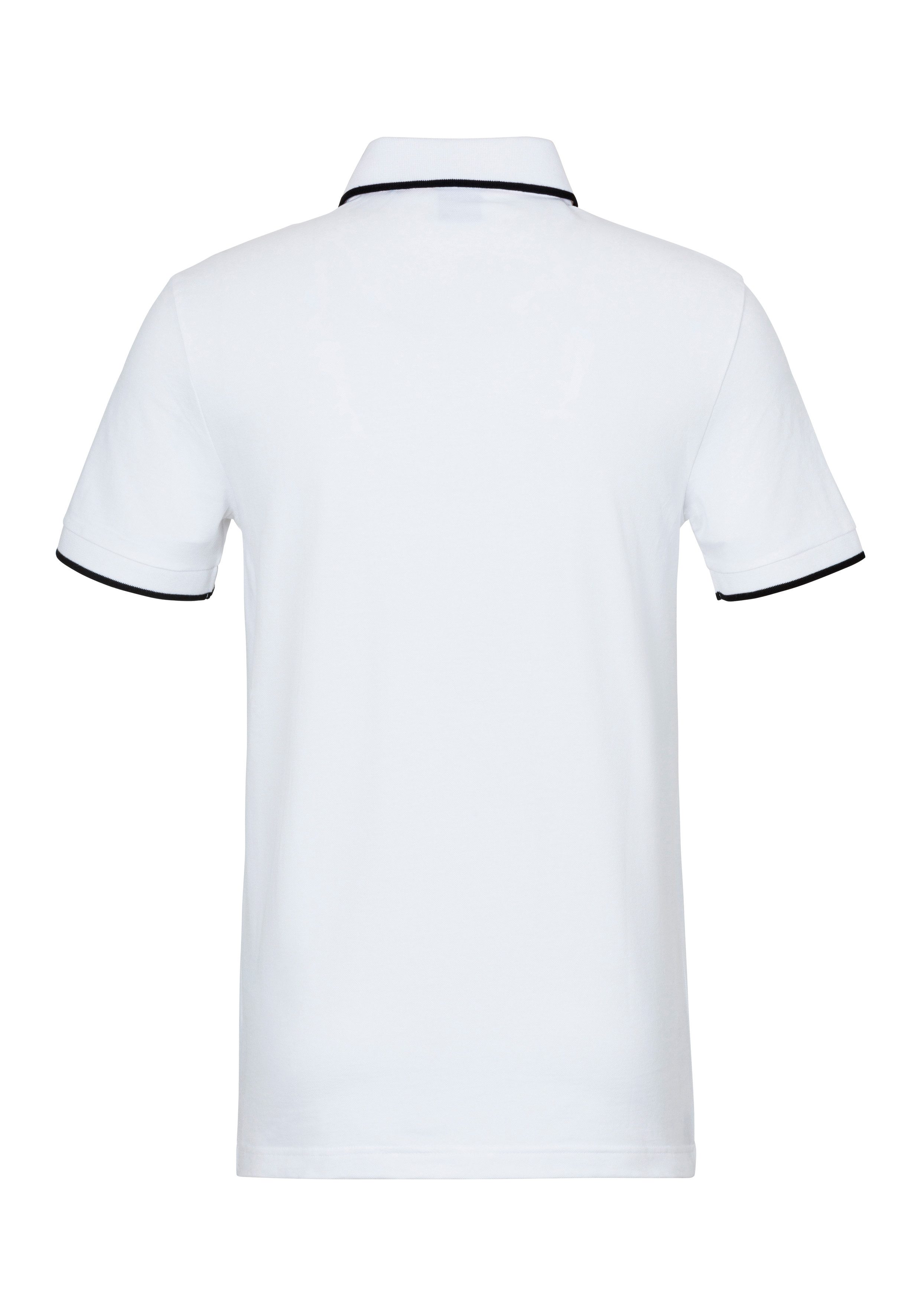 Boss Orange Poloshirt Passertip met boss badge