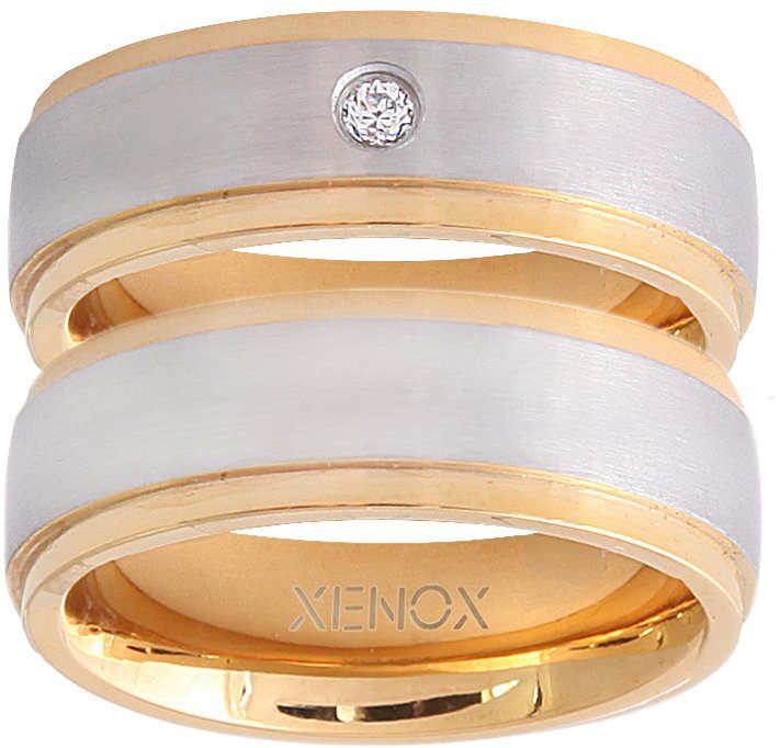 XENOX Partnerring X2228, X2229 naar keuze met of zonder zirkoontjes