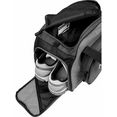 nitro sporttas duffle bag xs, black checker met schoenenvak zwart