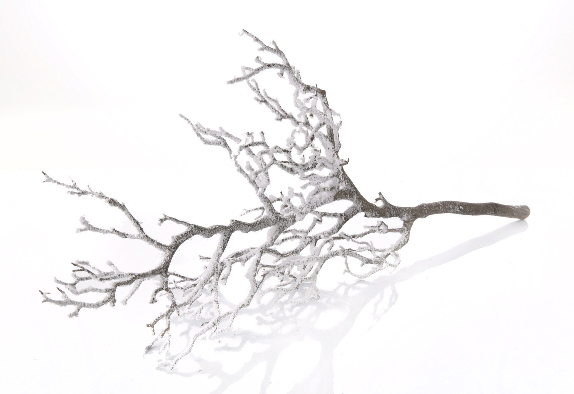 My home Winterse kunstplant Kerst versiering Deco-tak, in frozen uitvoering