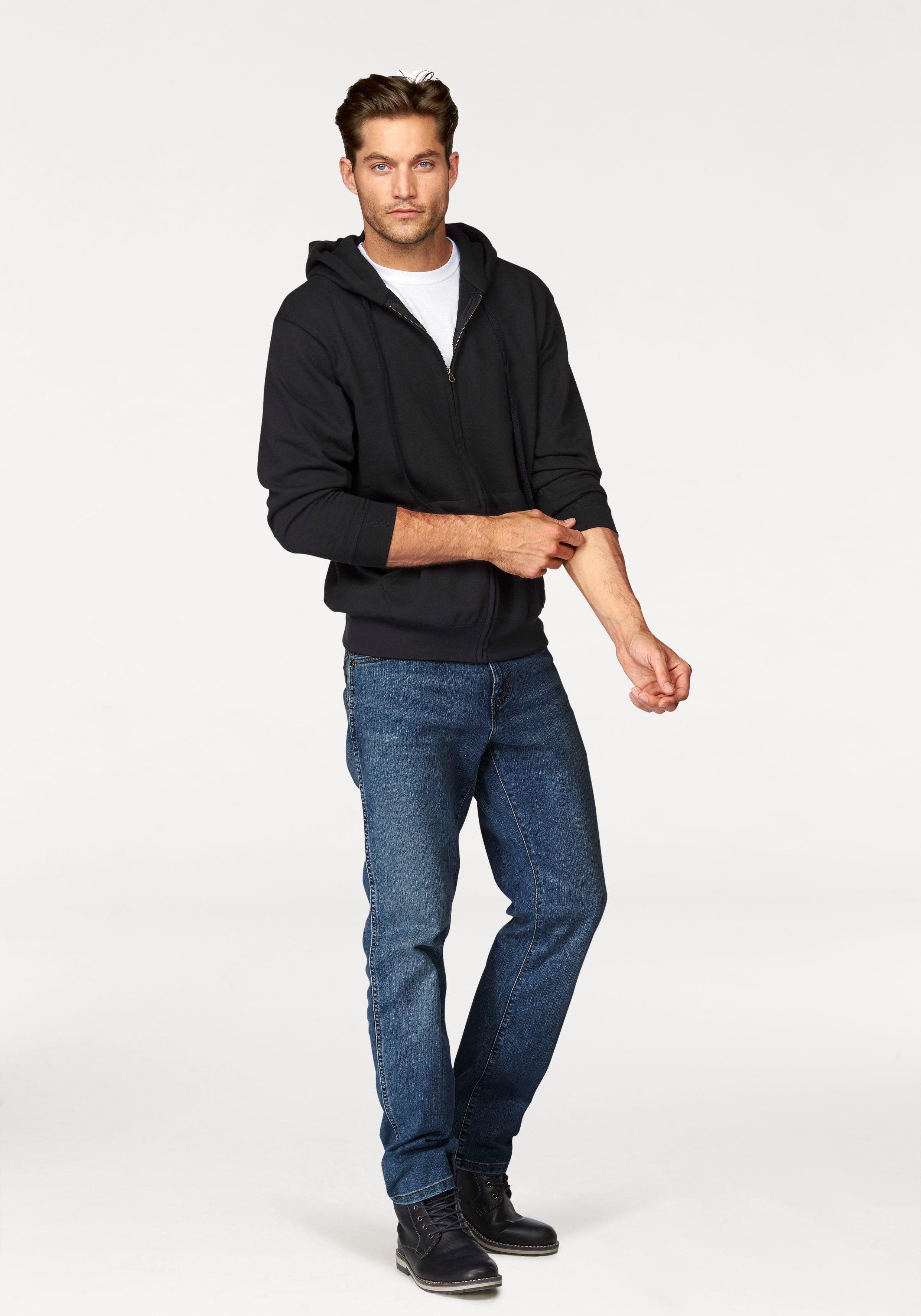 Fruit of the Loom Capuchonsweatvest in een katoenmix