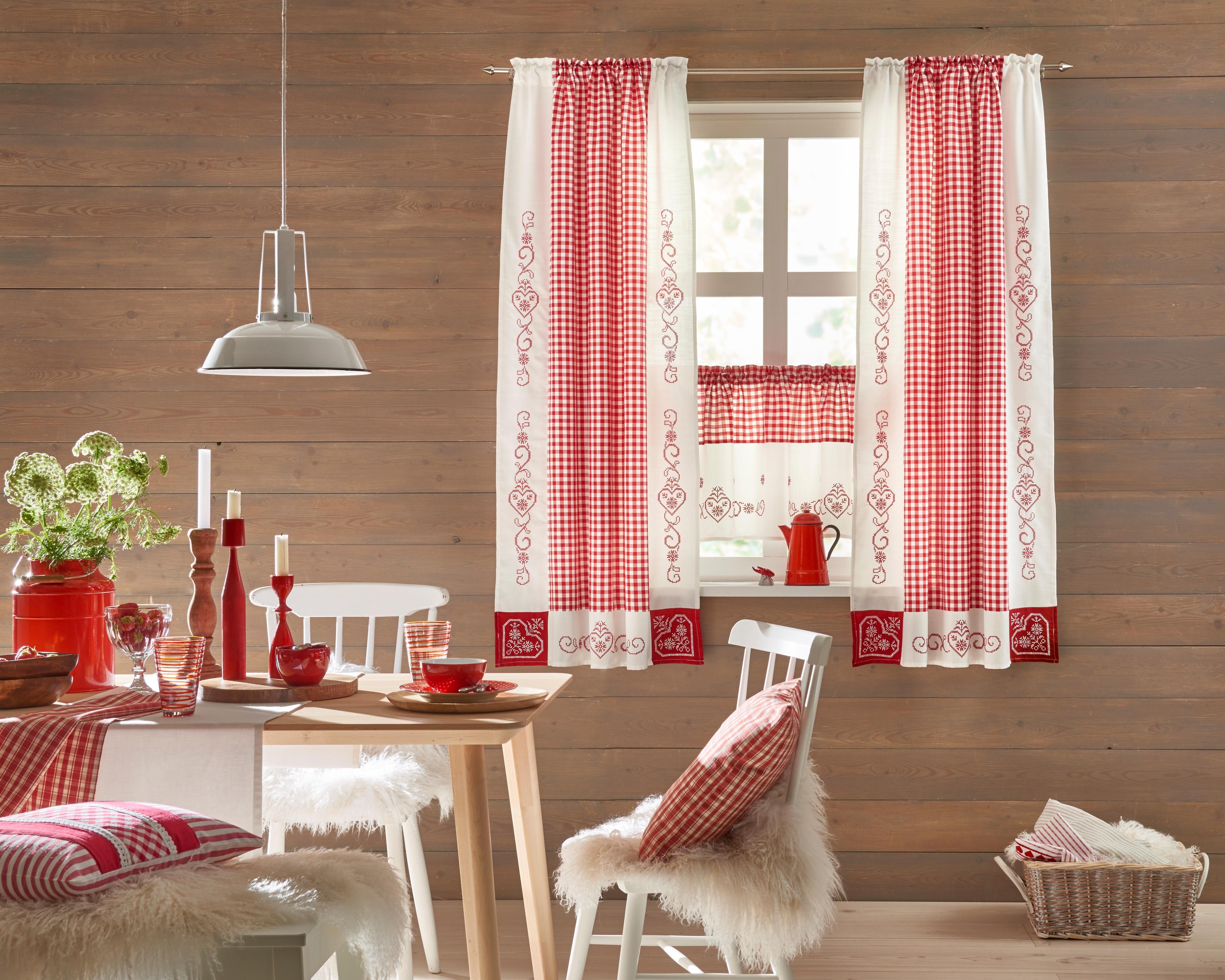 Hossner Gordijn Kulm Landelijke look (2 stuks)