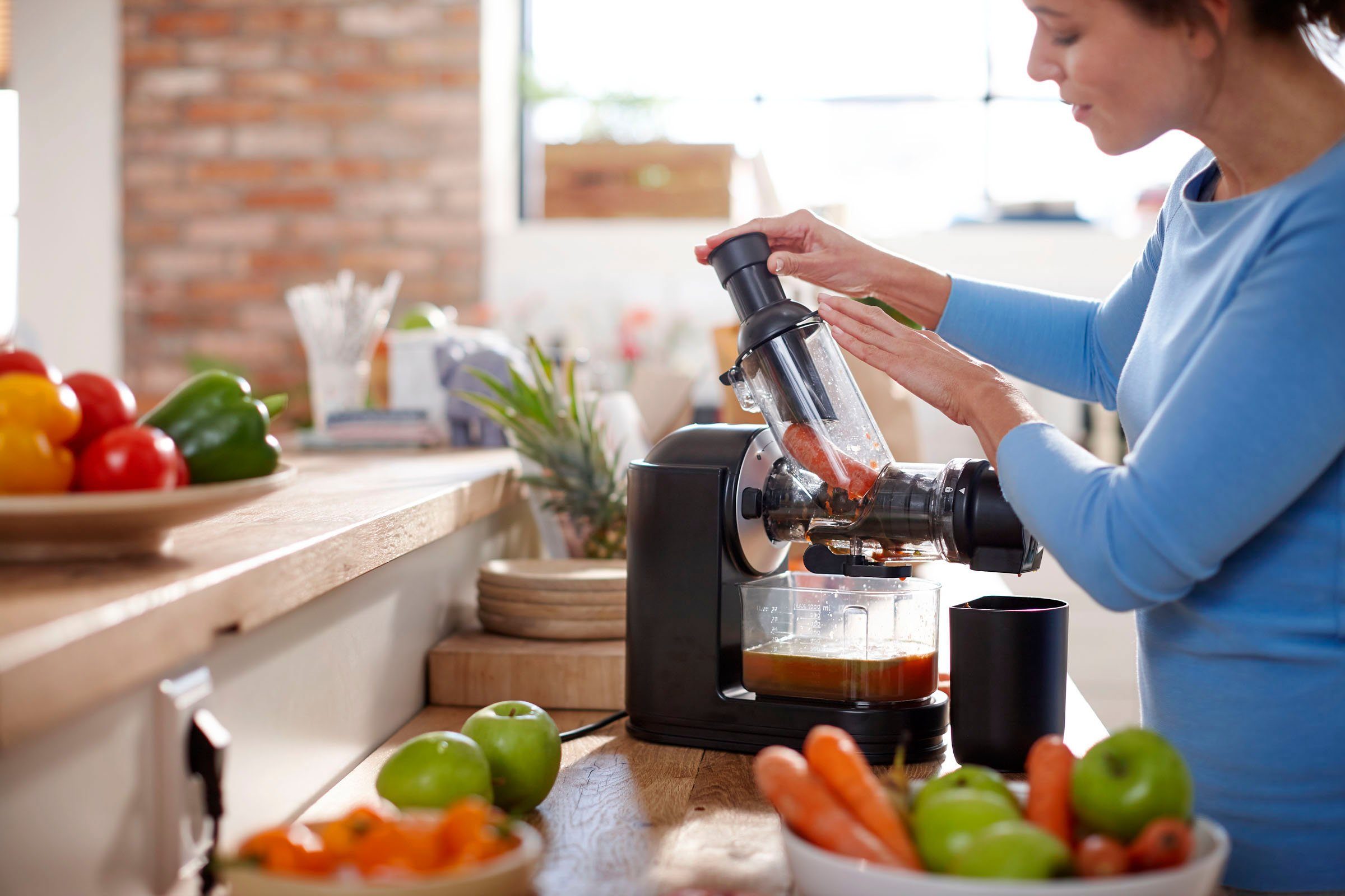 Philips Slowjuicer HR1889/70 Viva Collection, met druppelstop, QuickClean, XL vulopening