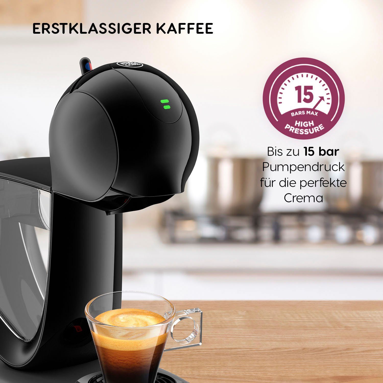 Nescafé Dolce Gusto Koffiecapsulemachine KP2708 Infinissima Touch Automatic, incl. 3 pakken dolce gusto flat white t.w.v. €17,97 (adviesprijs)