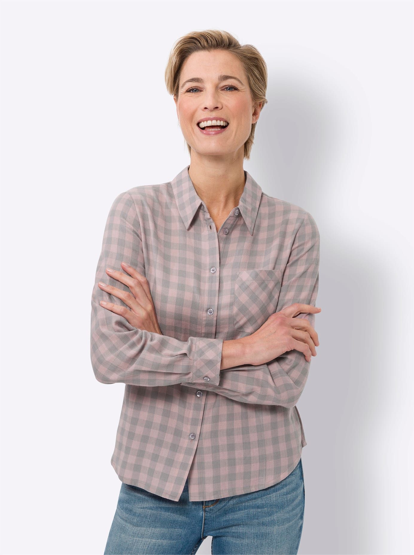 Classic Basics Flanellen blouse