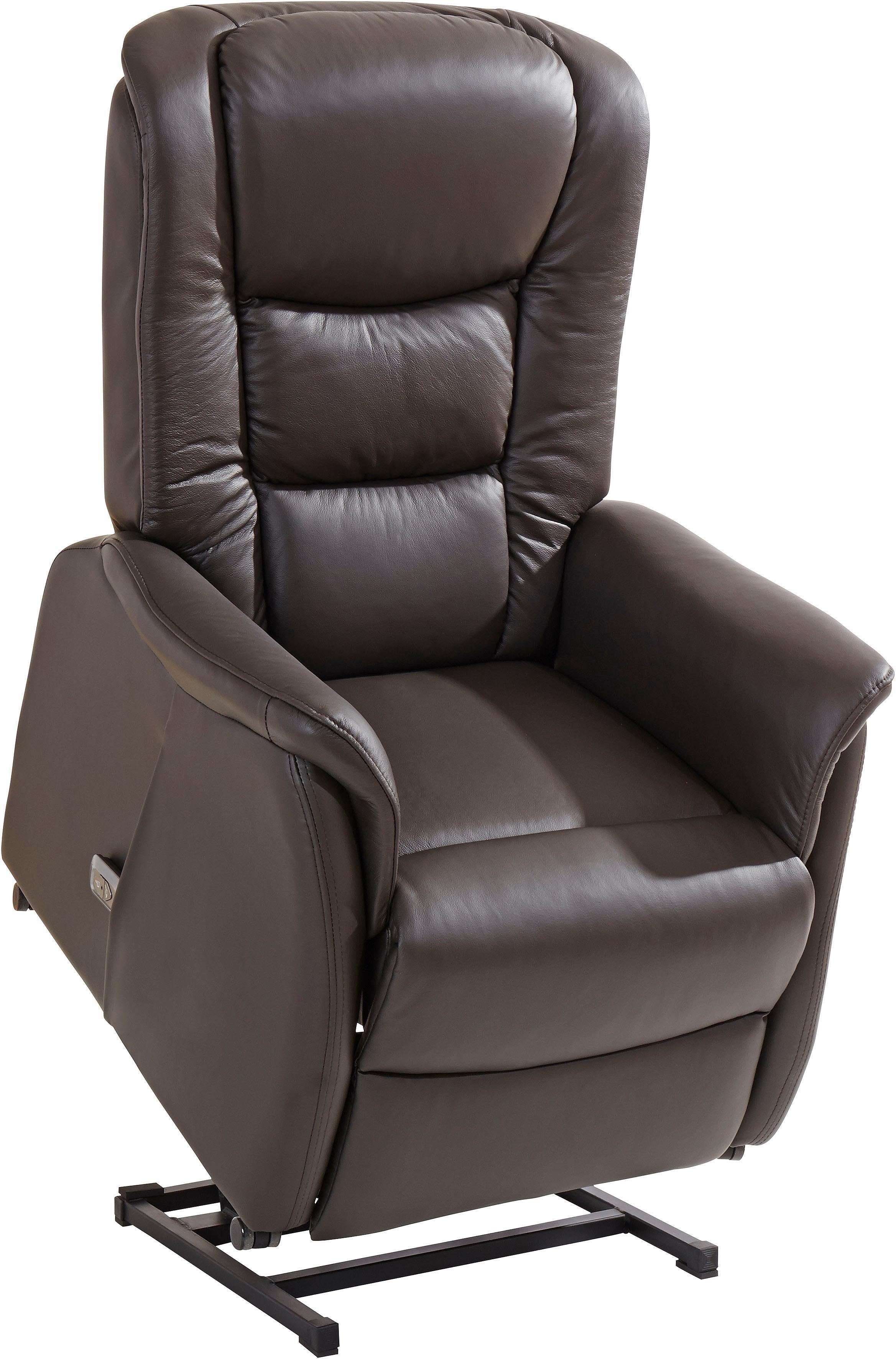 Duo Collection Relaxfauteuil Ponza met elektrische opstahulp Relaxfunctie en pocketveren binnenvering met stalen nosagvering (set)