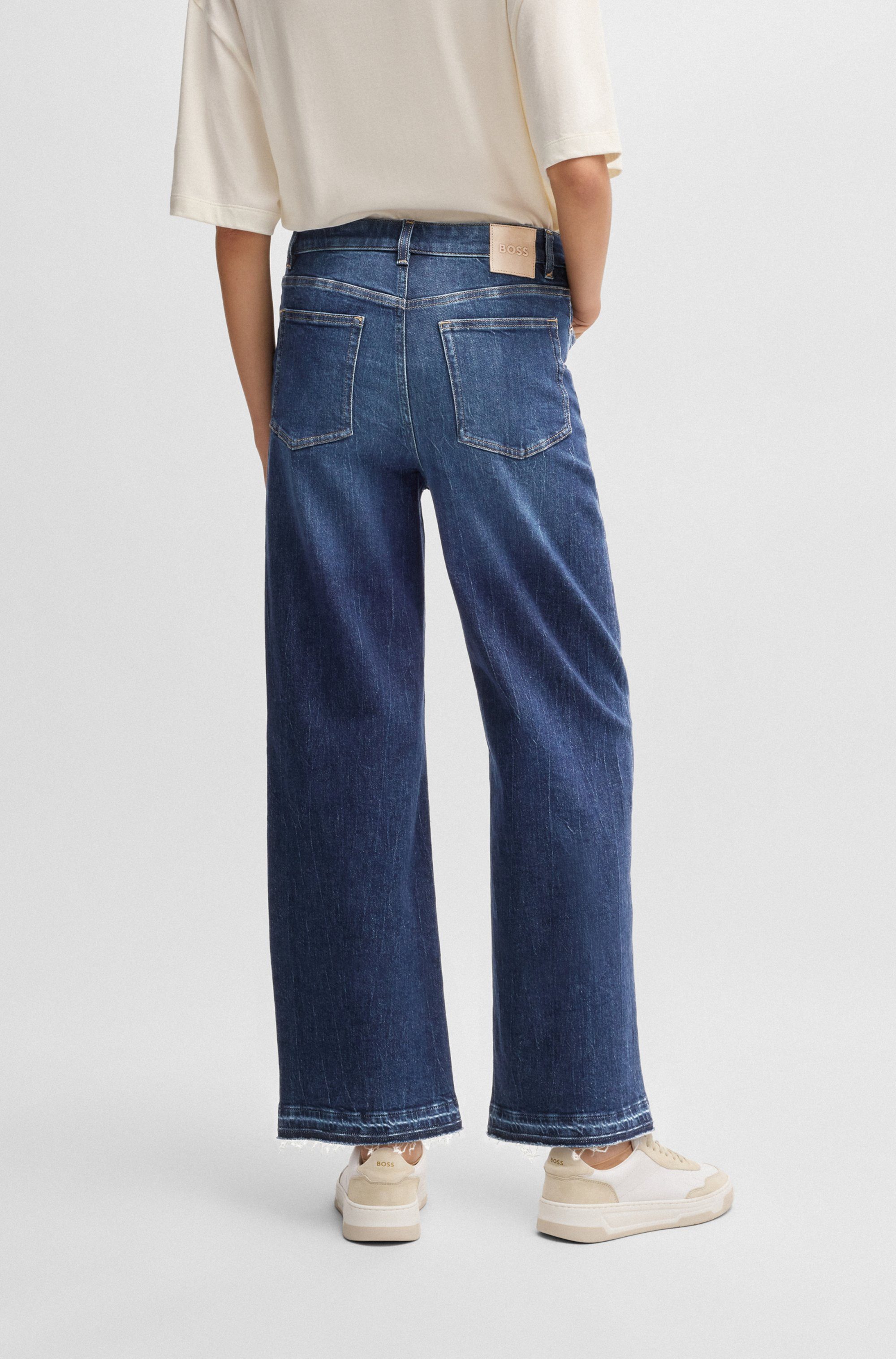 Boss Orange Wijde jeans Marlene High Rise Hochbund High Waist Premium Denim Jeans (BOSS ORANGE DENIM)