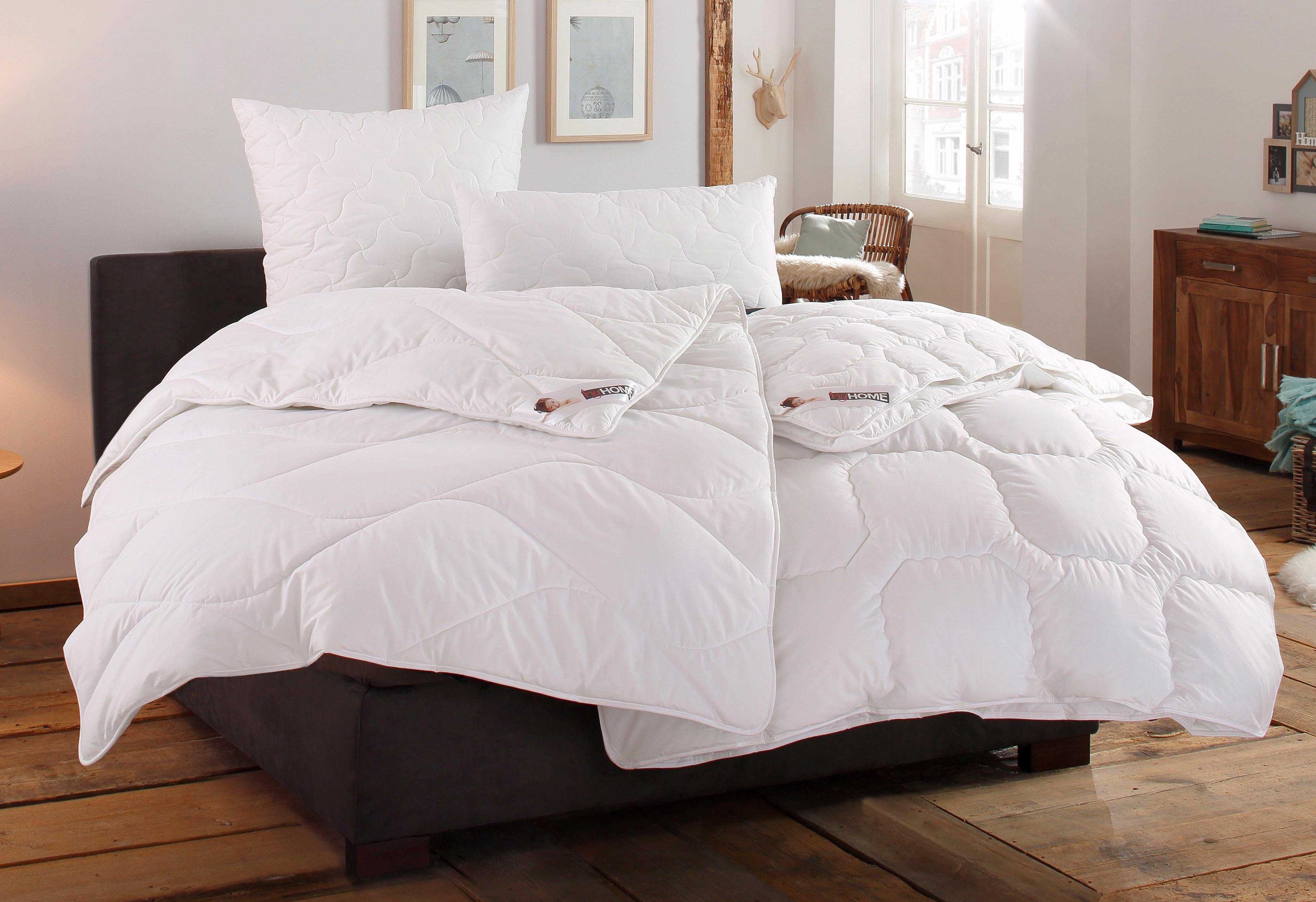 my home Microfiberkussen Fantasy hoofdkussen 40x80 of 80x80 cm, Made in Germany