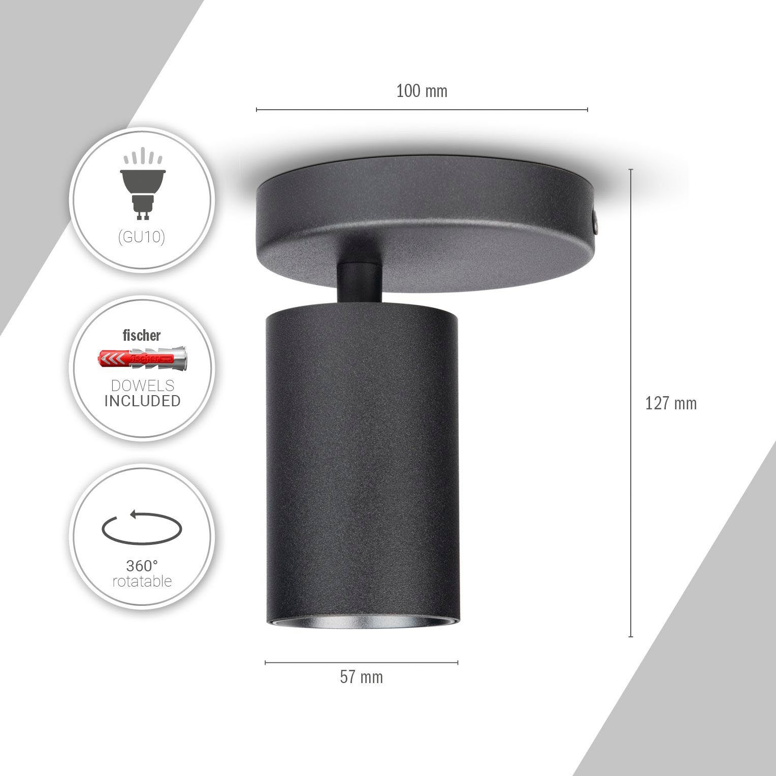Paco Home Wandlamp TIMO RD