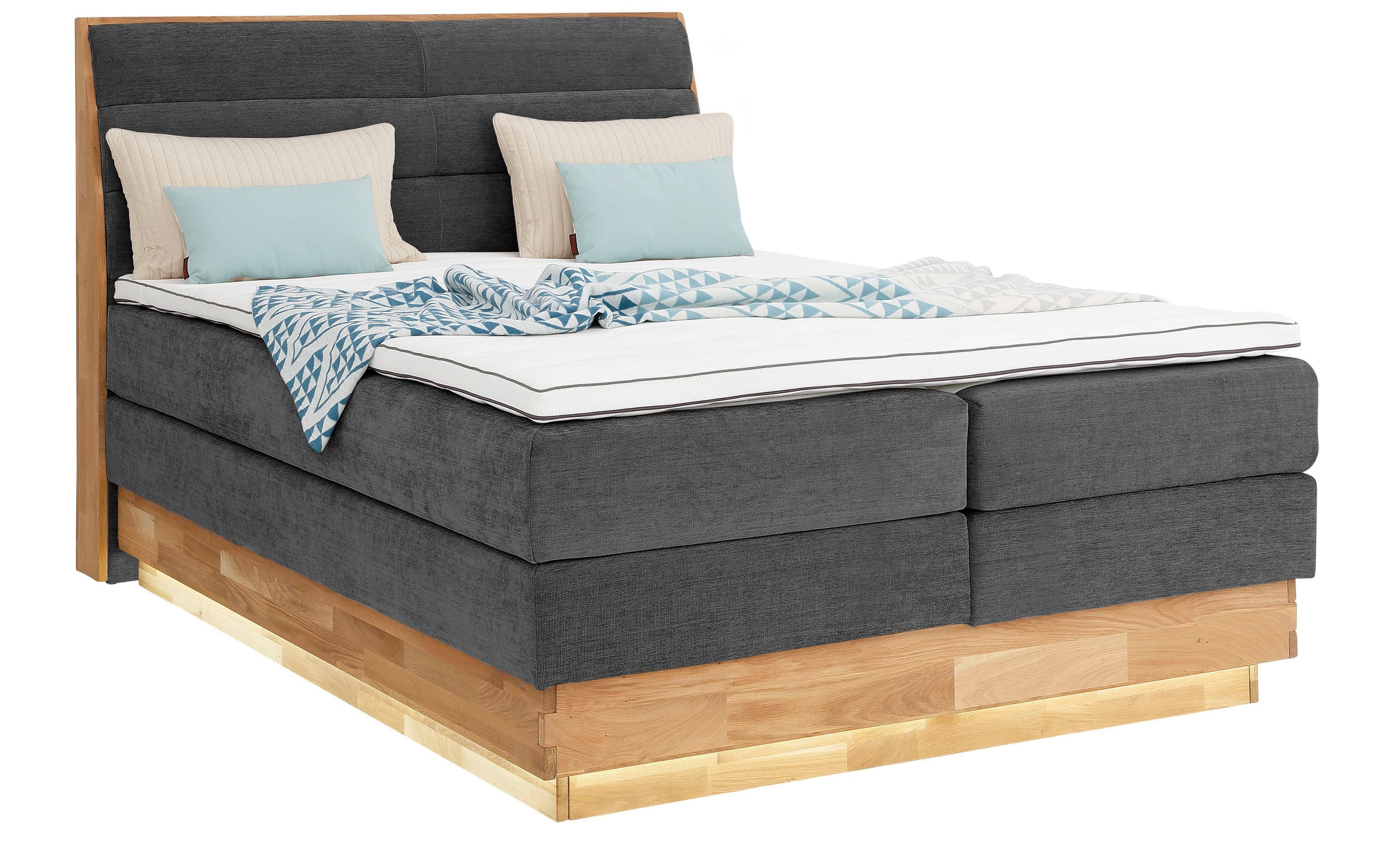 OTTO products Boxspring Ledverlichting, met gecertificeerde, gerecyclede overtrekstoffen