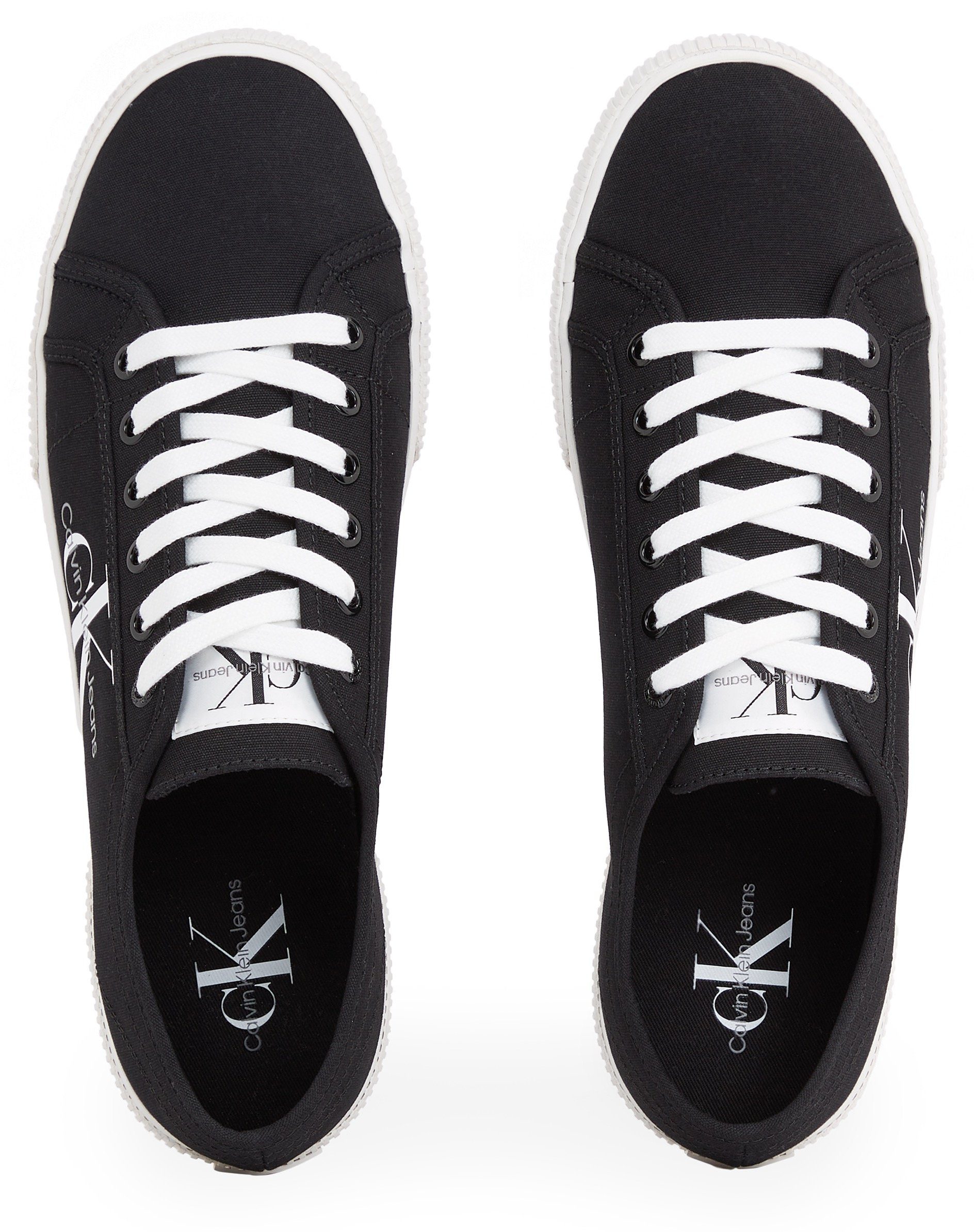 Calvin Klein Sneakers SEBO 3D *I met logoprint aan de zijkant, vrijetijdsschoen, lage schoen, veterschoen