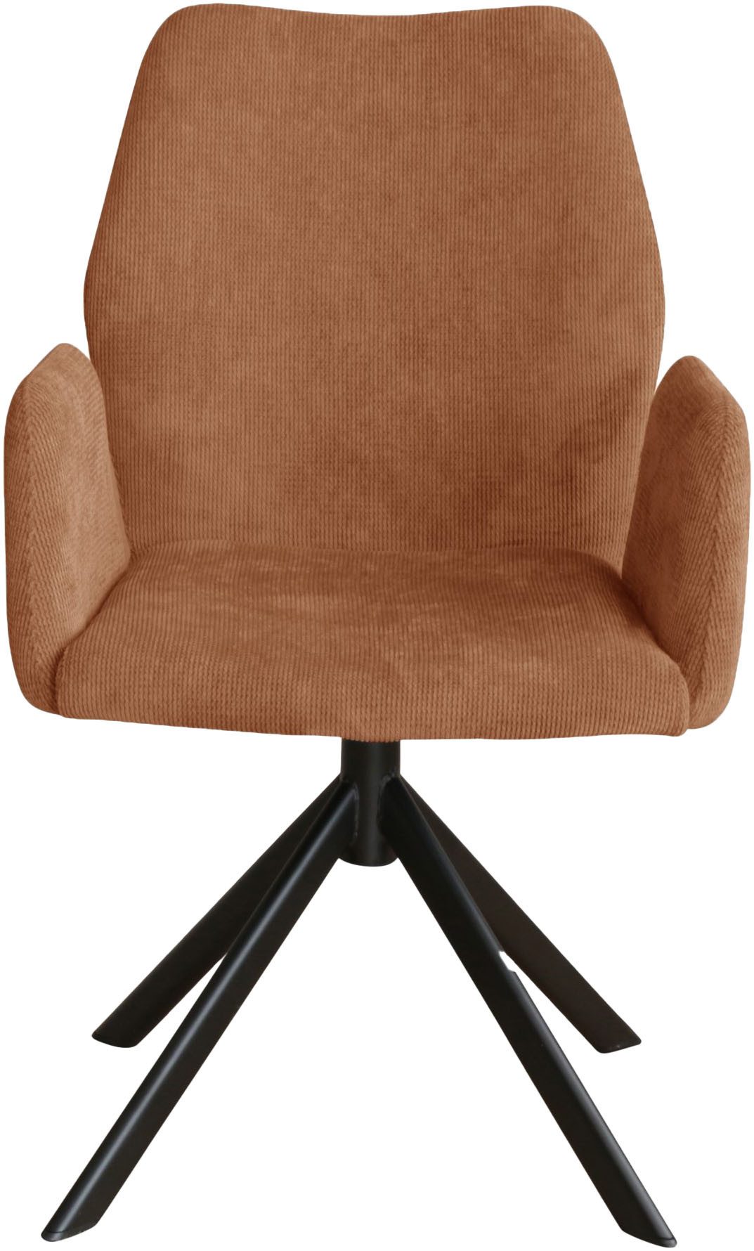 Home affaire Stoel met armleuningen Hacienda moderne cordbekleding (set)