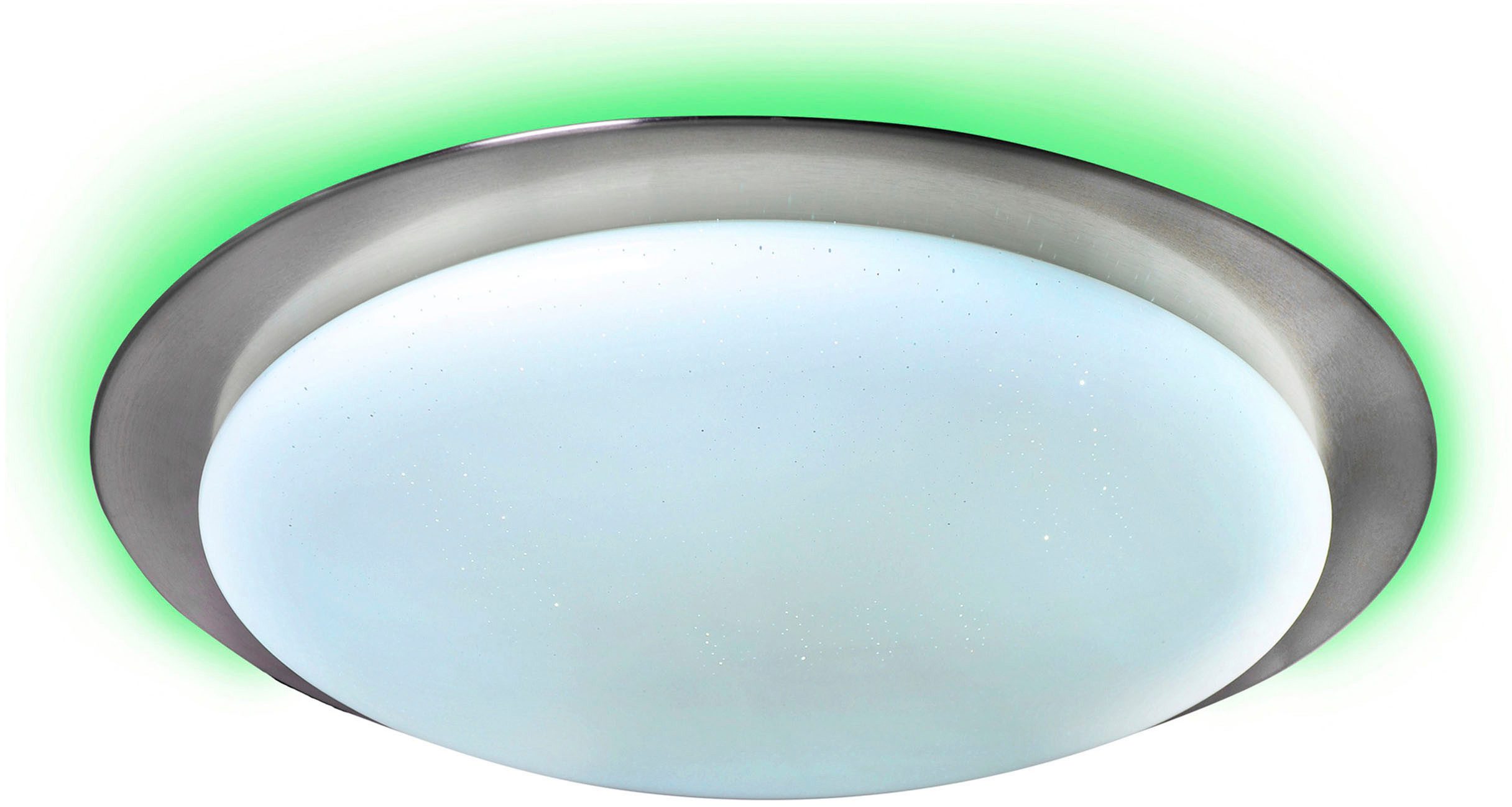 näve Led-plafondlamp Turijn Lampenkap kristaleffect, nachtlampje, CCT, RGB-frameverlichting, dimbaar (1 stuk)