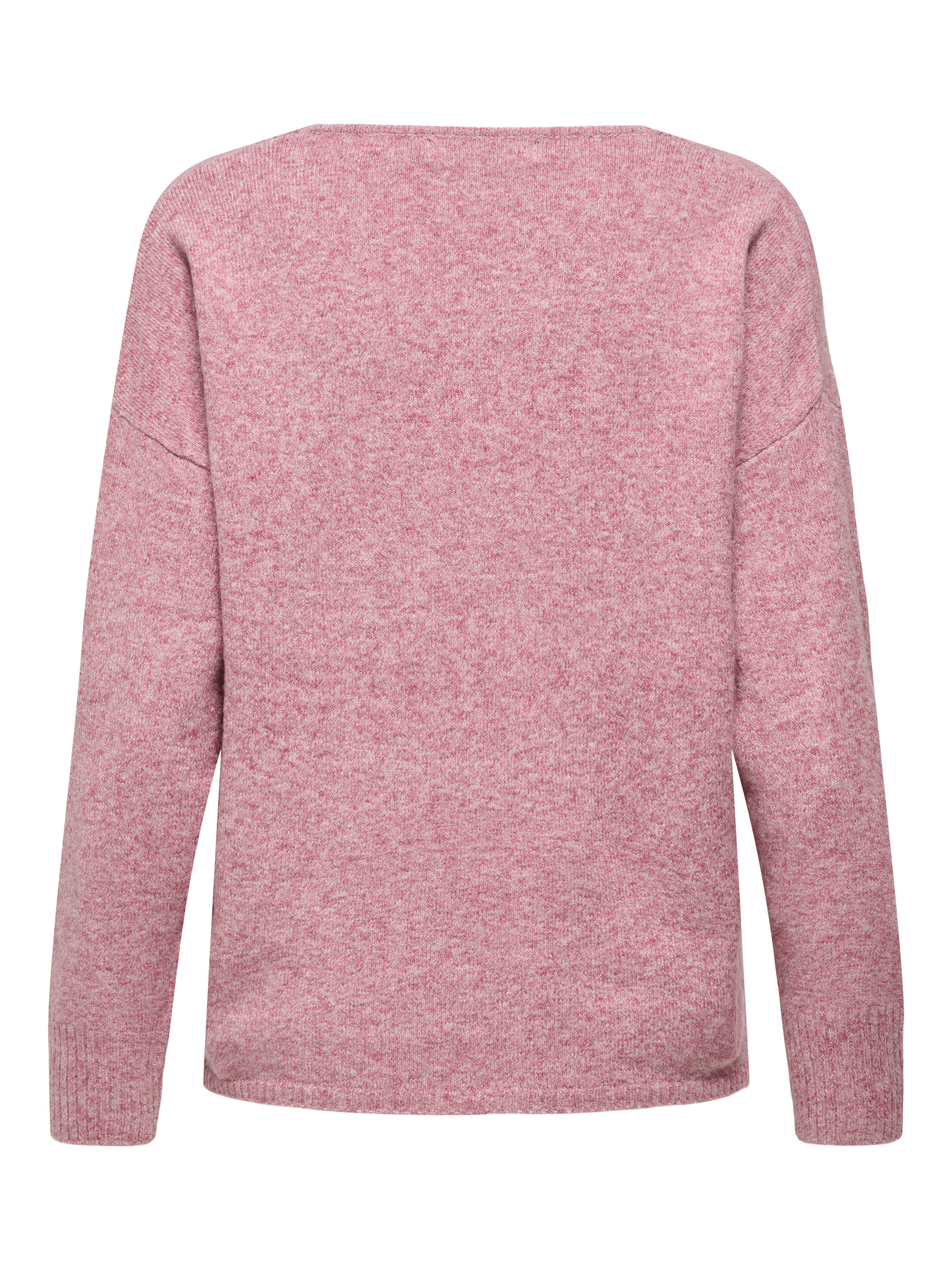 Only Trui met V-hals ONLRICA LIFE L/S V-NECK PULLO KNT NOOS
