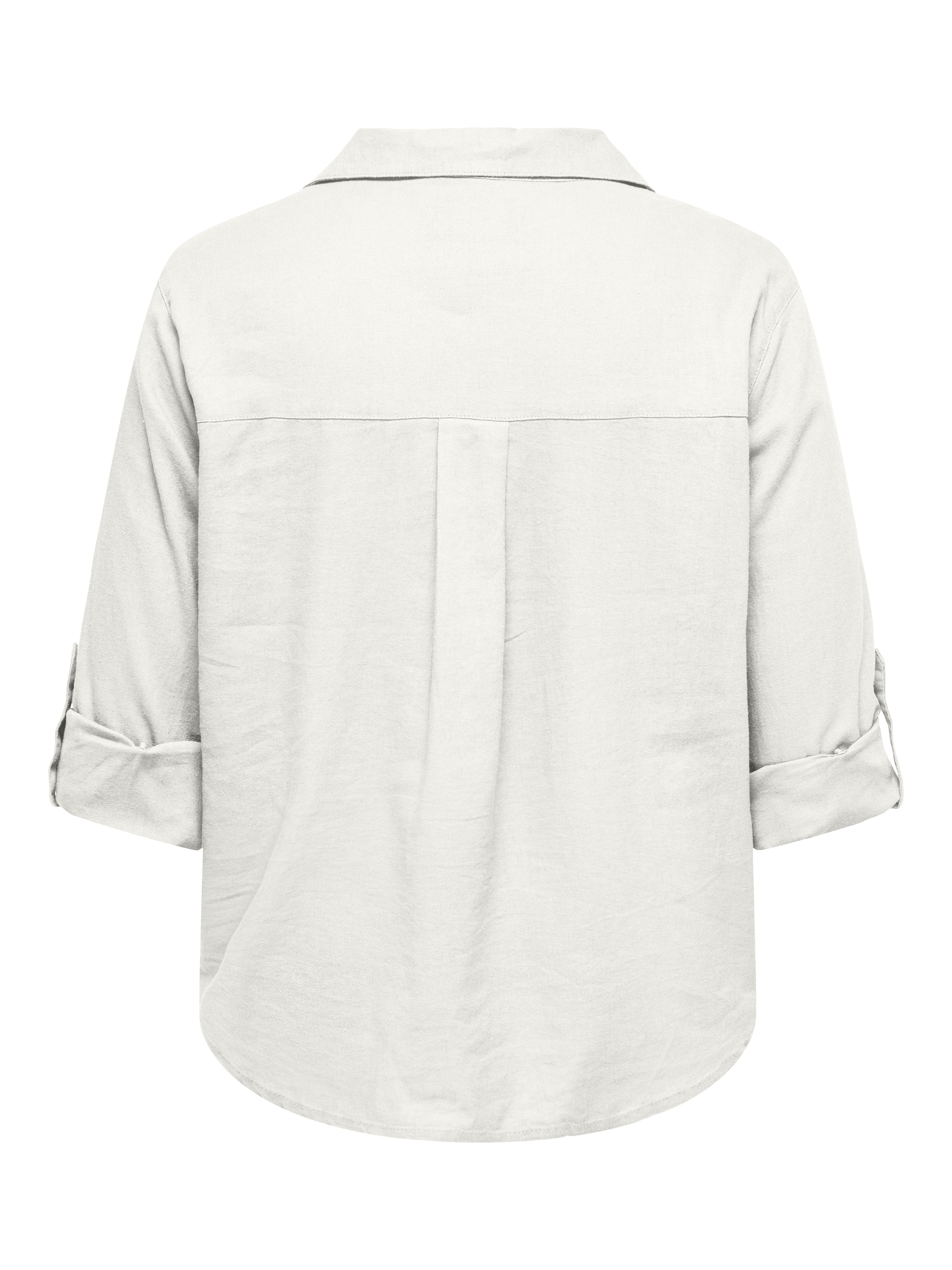 ONLY CARMAKOMA Blouse met lange mouwen CARYASMIN-CARO L/S LINEN SHIRT PNT