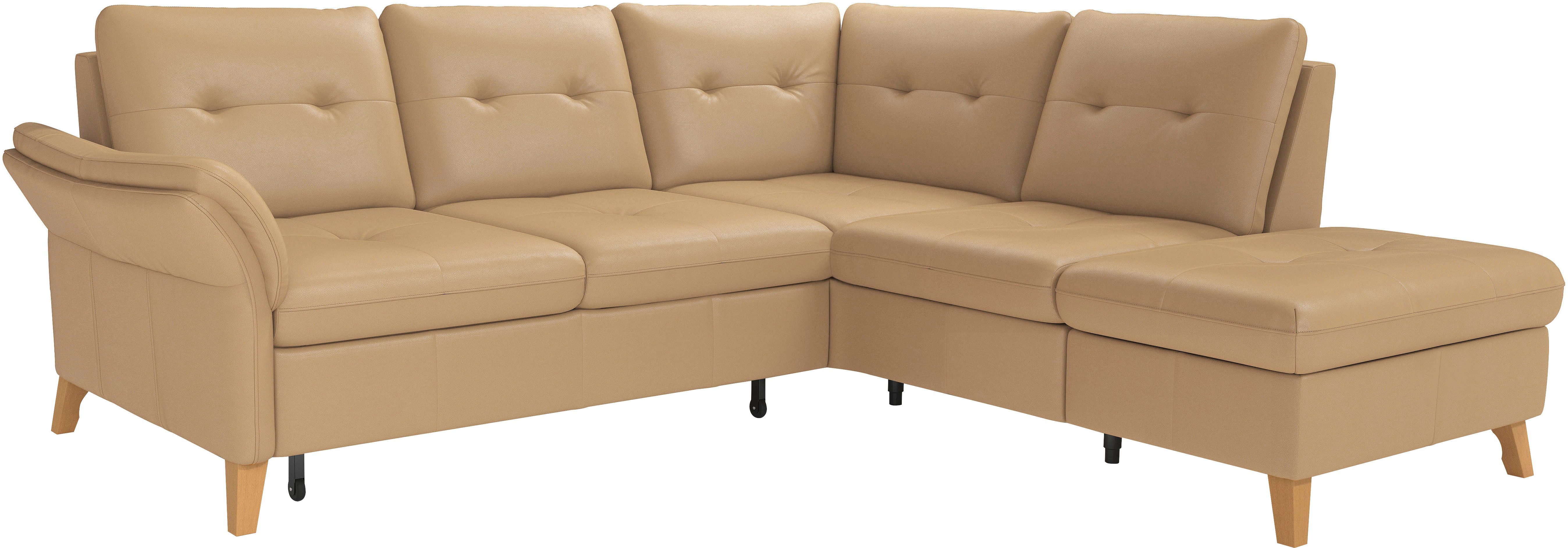 sit&more Hoekbank Göteborg inclusief zitdiepteverstelling, optioneel met bedfunctie & bedlade