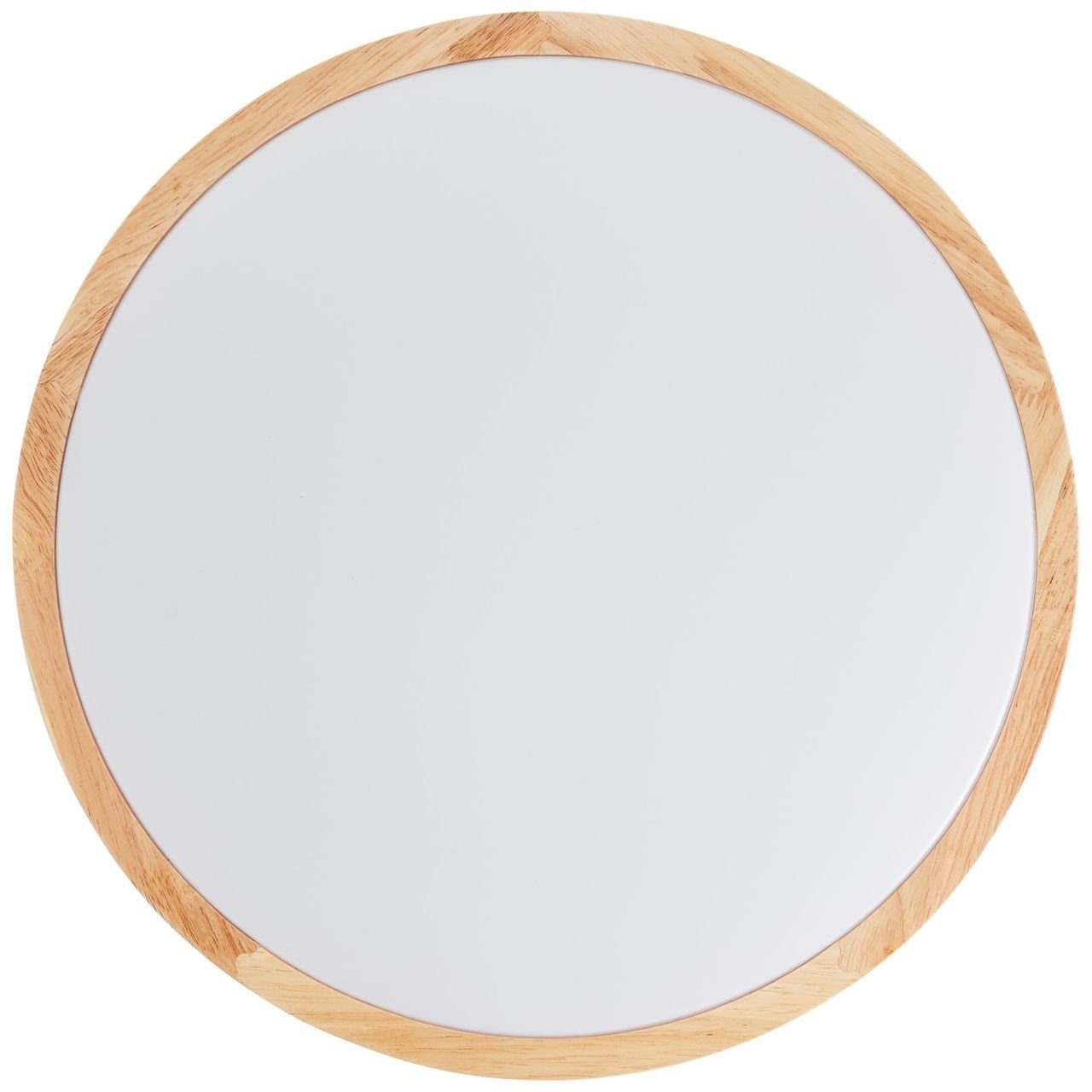 Brilliant Leuchten Plafondlamp Laskos met houten frame, ø 38 cm, 2200 lm, 3000 k, hout/kunststof (1 stuk)