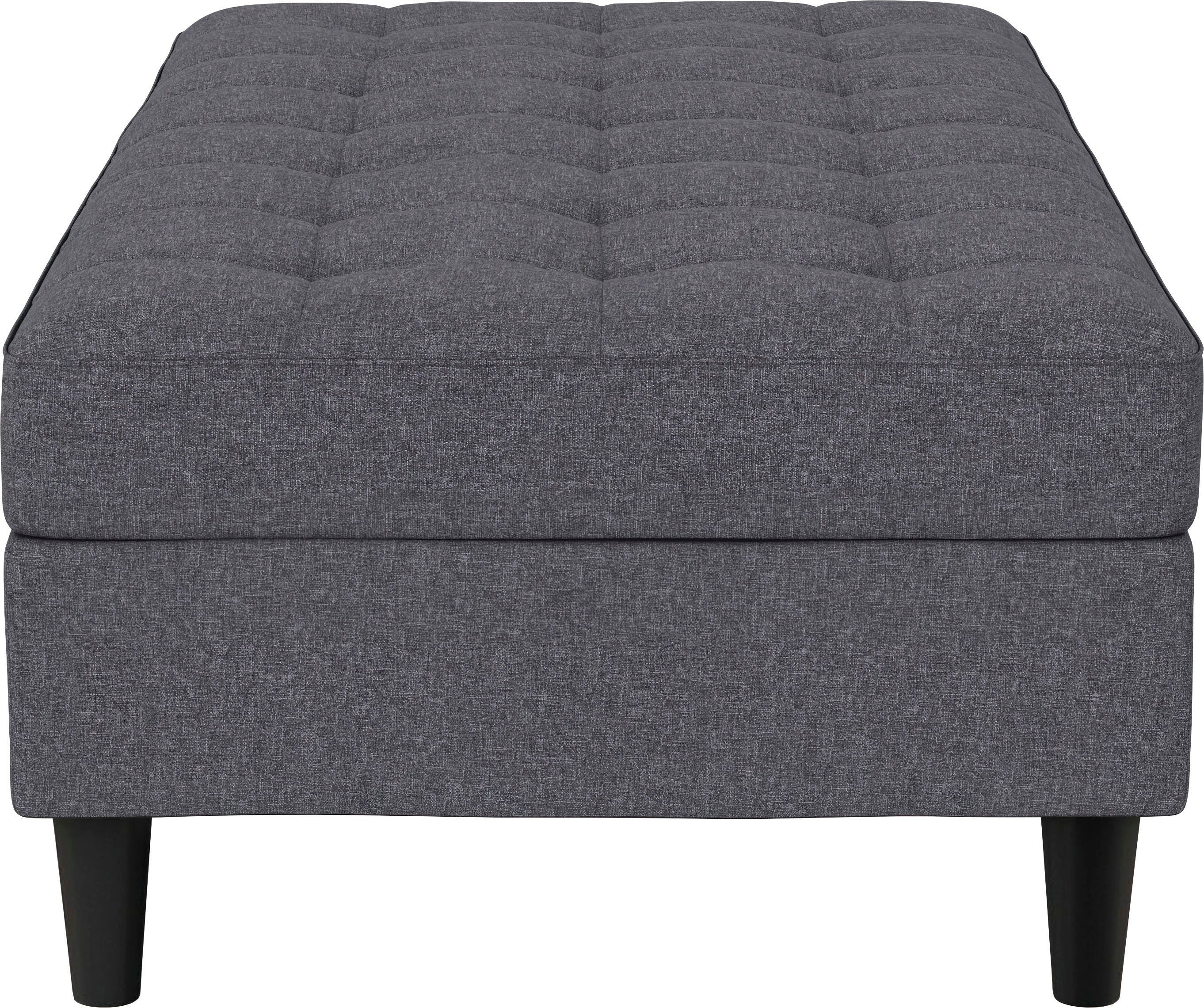 Dorel Home Hocker met bergruimte Presley Hocker met bergruimte, vrij plaatsbaar, zithoogte 43 cm
