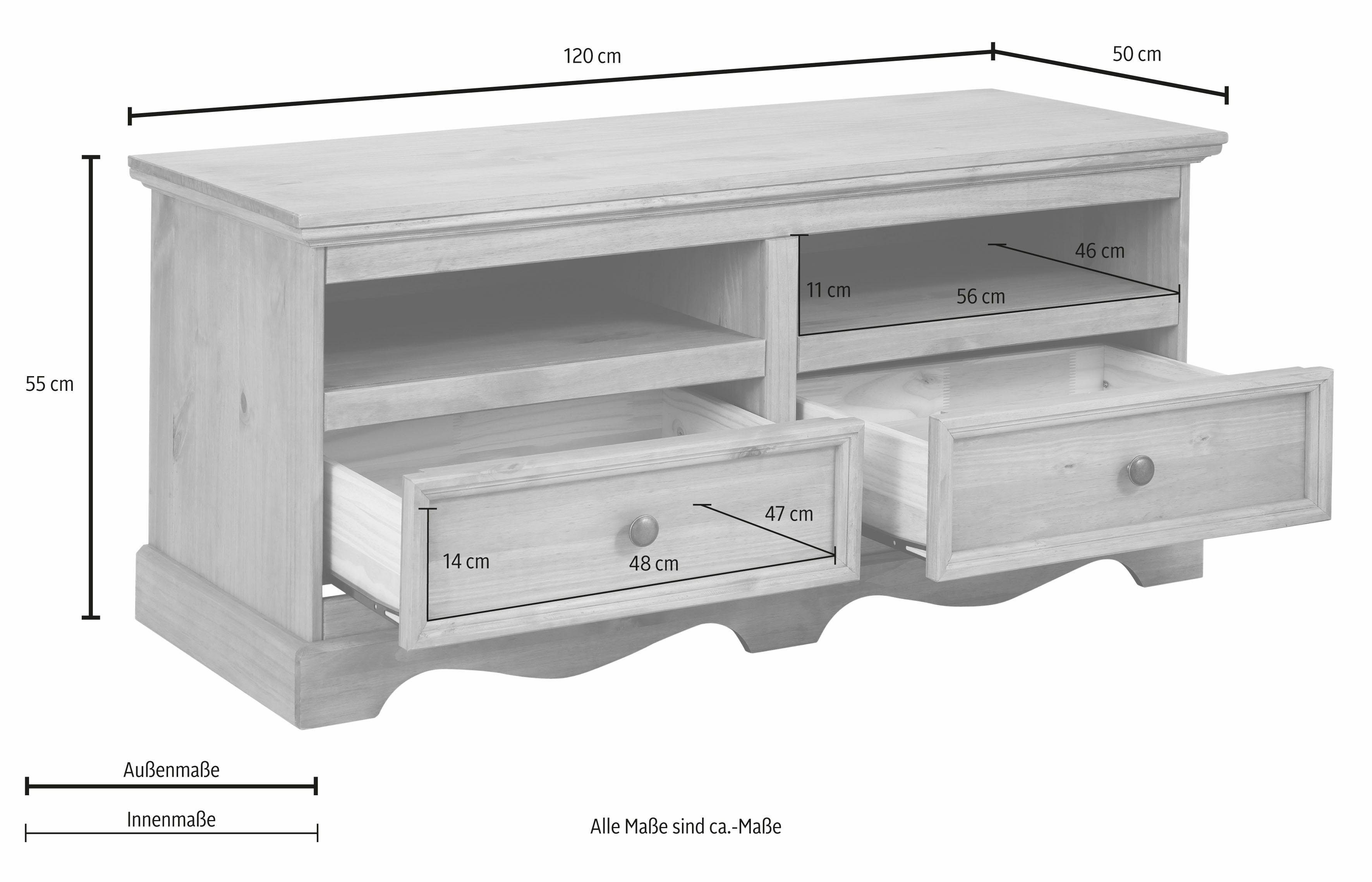 Home affaire Tv-meubel MELISSA Commode, breedte 120 cm