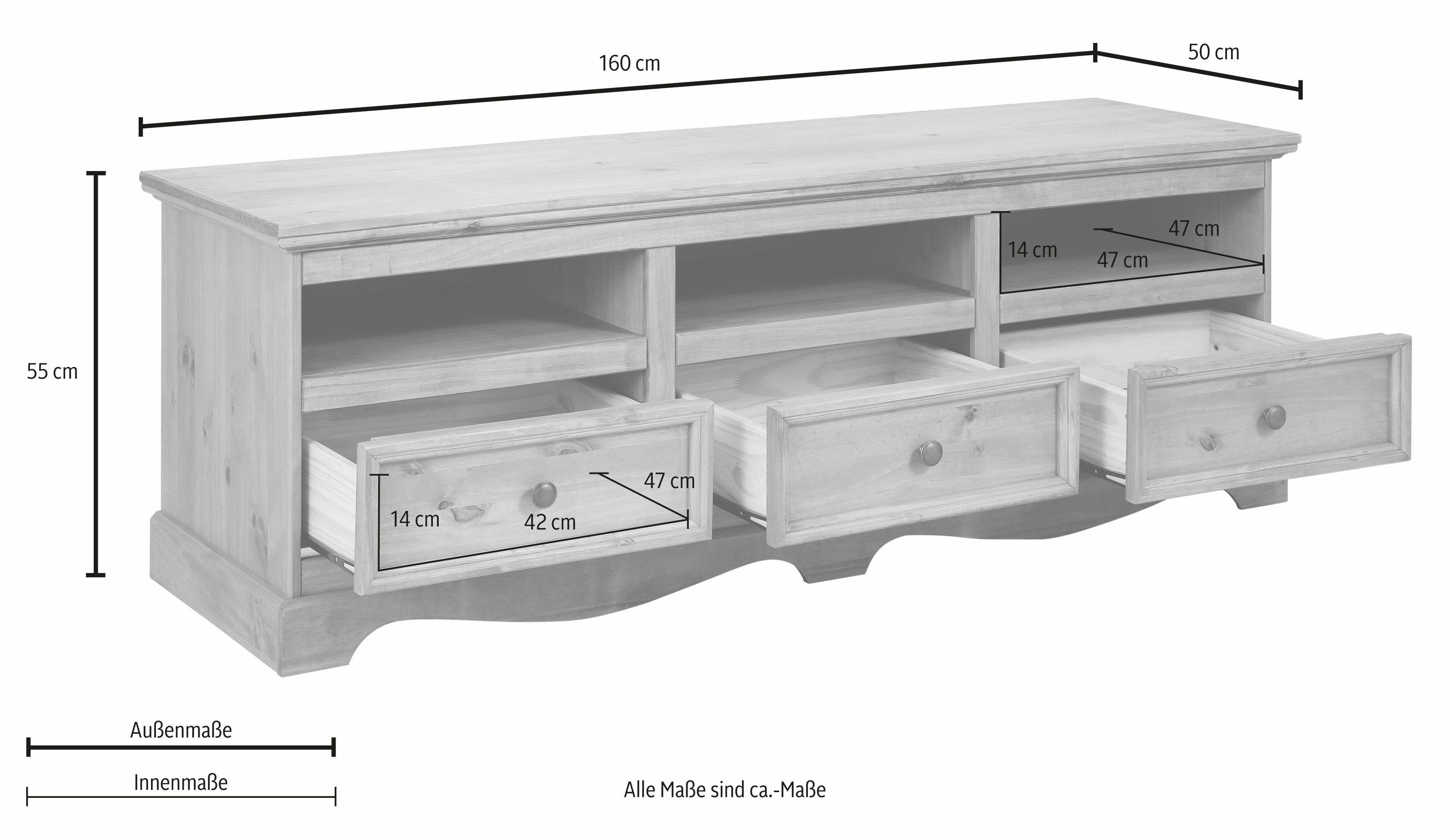 Home affaire Tv-meubel MELISSA Commode, breedte 160 cm