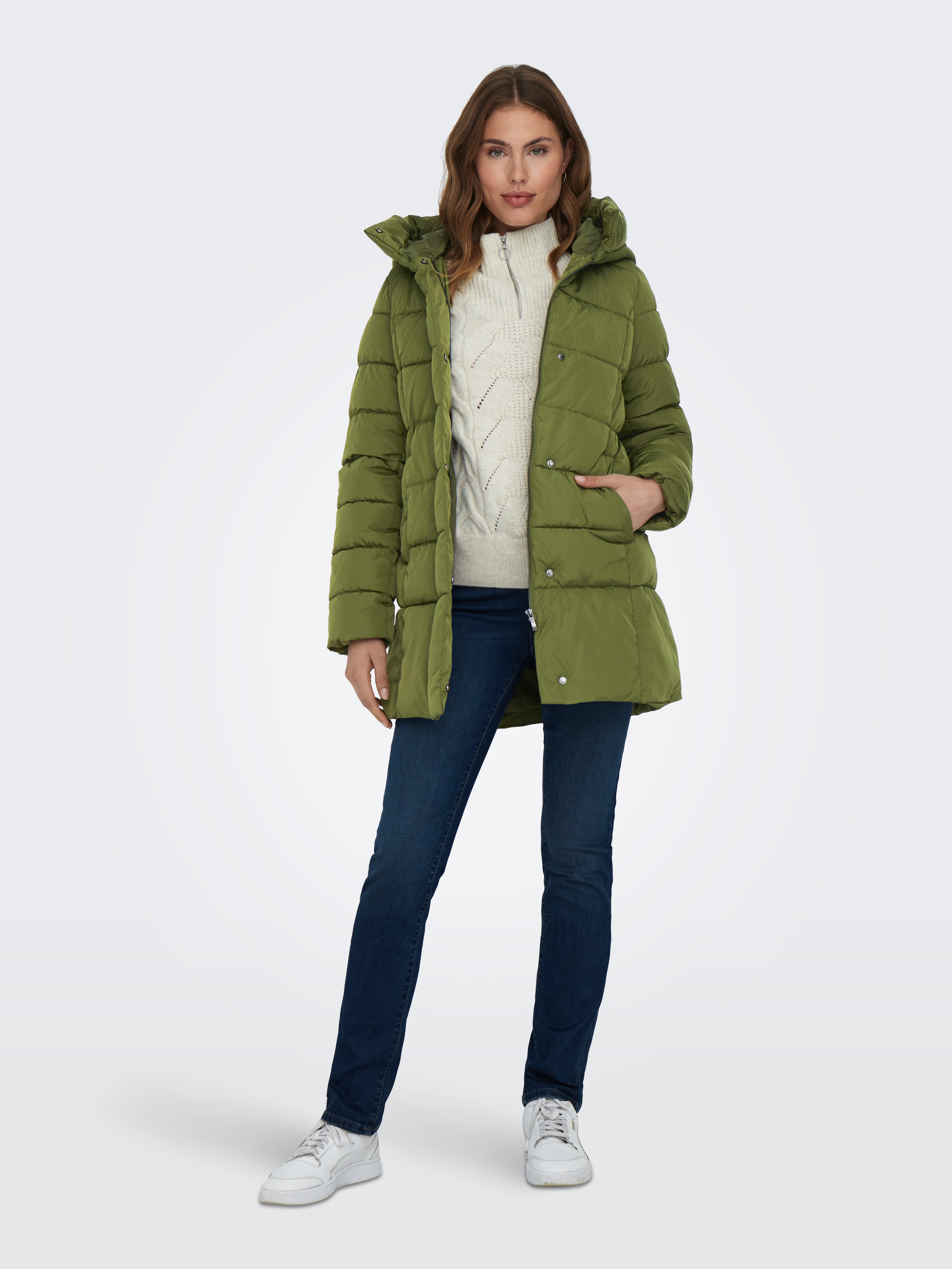 Only Gewatteerde jas ONLLINA PUFFER COAT CC OTW