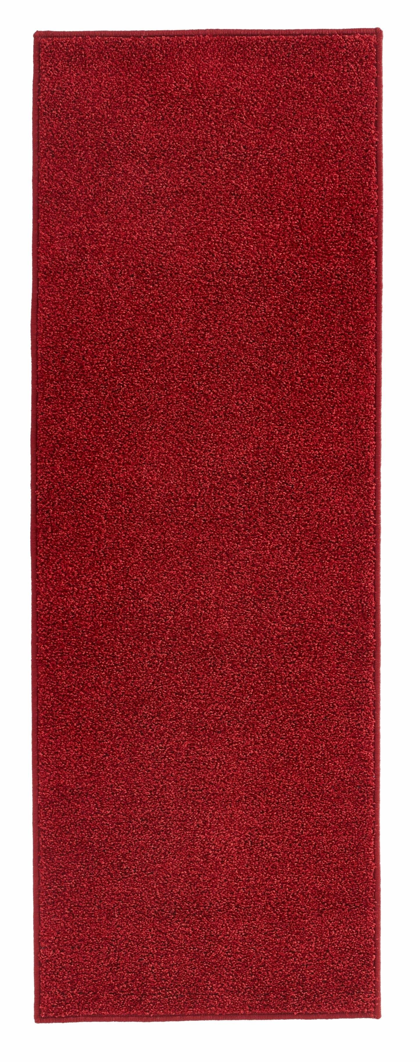 HANSE Home Vloerkleed Pure 100 korte pool Kortpolig, effen, omgezoomd, loper, woonkamer, kinderkamer, gang