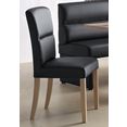 premium collection by home affaire stoel blauw (set, 2 stuks) zwart