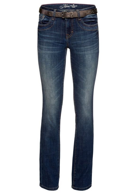 TOM TAILOR Jeans »jeans met riem« TOM TAILOR Jeans »jeans met riem«