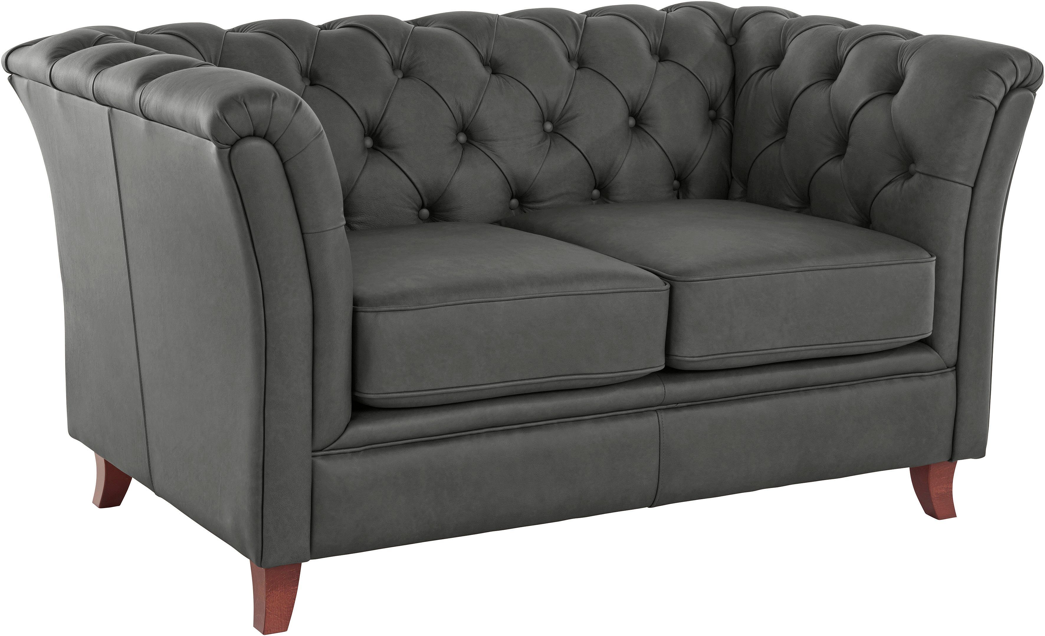 Home affaire Chesterfield-bank Reims met echte chesterfield-capitonnage, uitstekende verwerking