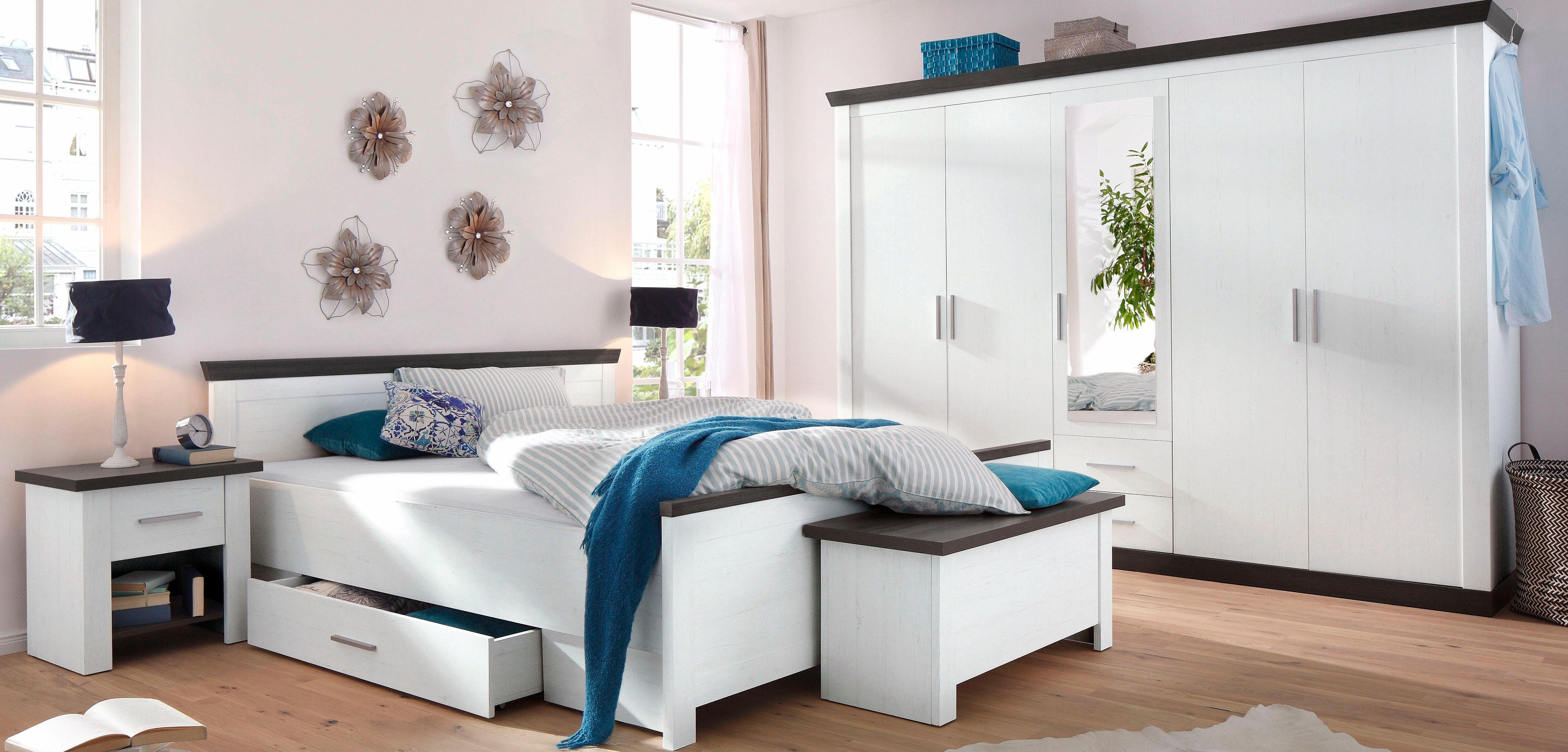Home affaire Sierobject voor aan de wand Bloem Wanddecoratie, van metaal, met parelmoergarnering