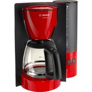bosch filterkoffieapparaat comfortline tka6a044, 1,25 l rood