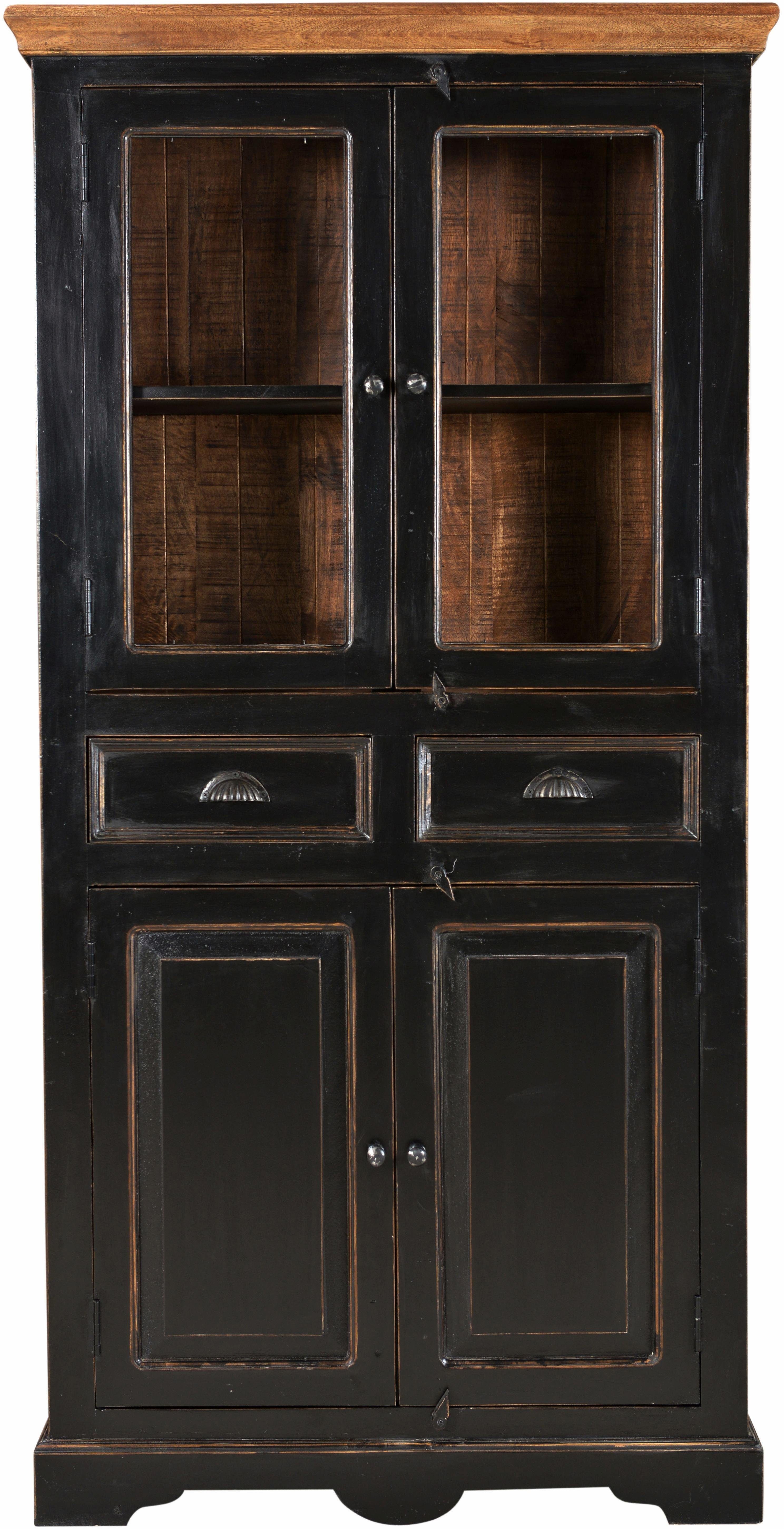 SIT Vitrinekast Corsica Hoogte 180 cm, shabby chic, vintage