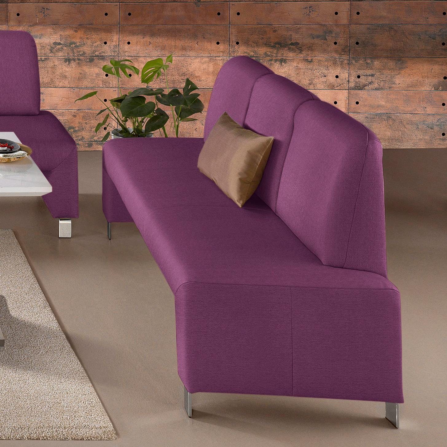 exxpo - sofa fashion Bank Intenso, bank, breedte 182 cm, keuze uit leer of textiel hoge bodemvrijheid, vrij in de ruimte te plaatsen, hoog zitcomfort