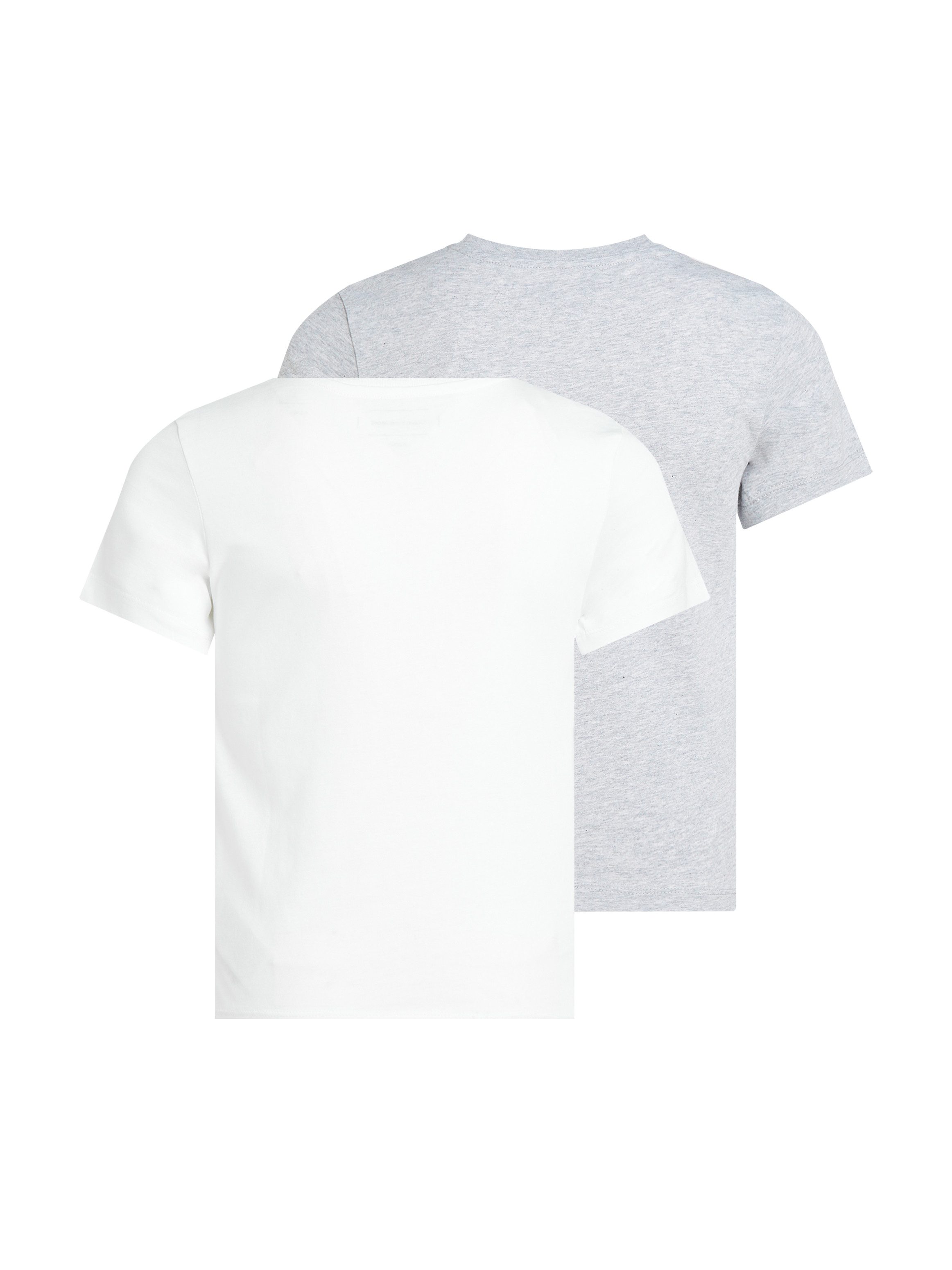 Calvin Klein T-shirt 2-PACK MONOGRAM TOP voor kinderen tot 16 jaar met logo-opdruk (2-delig)