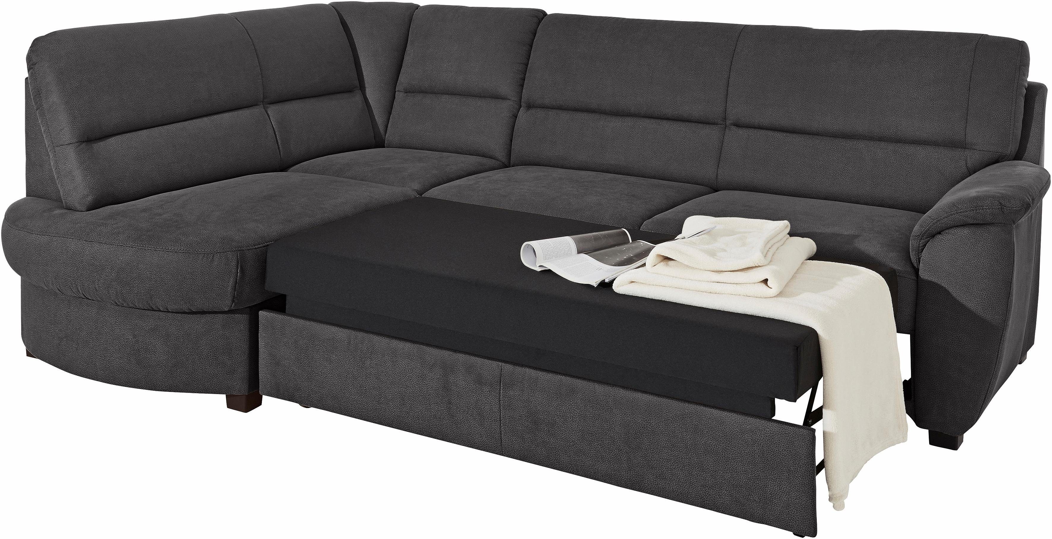 sit&more Hoekbank Pandora L-vorm naar keuze met slaapfunctie en bedkist