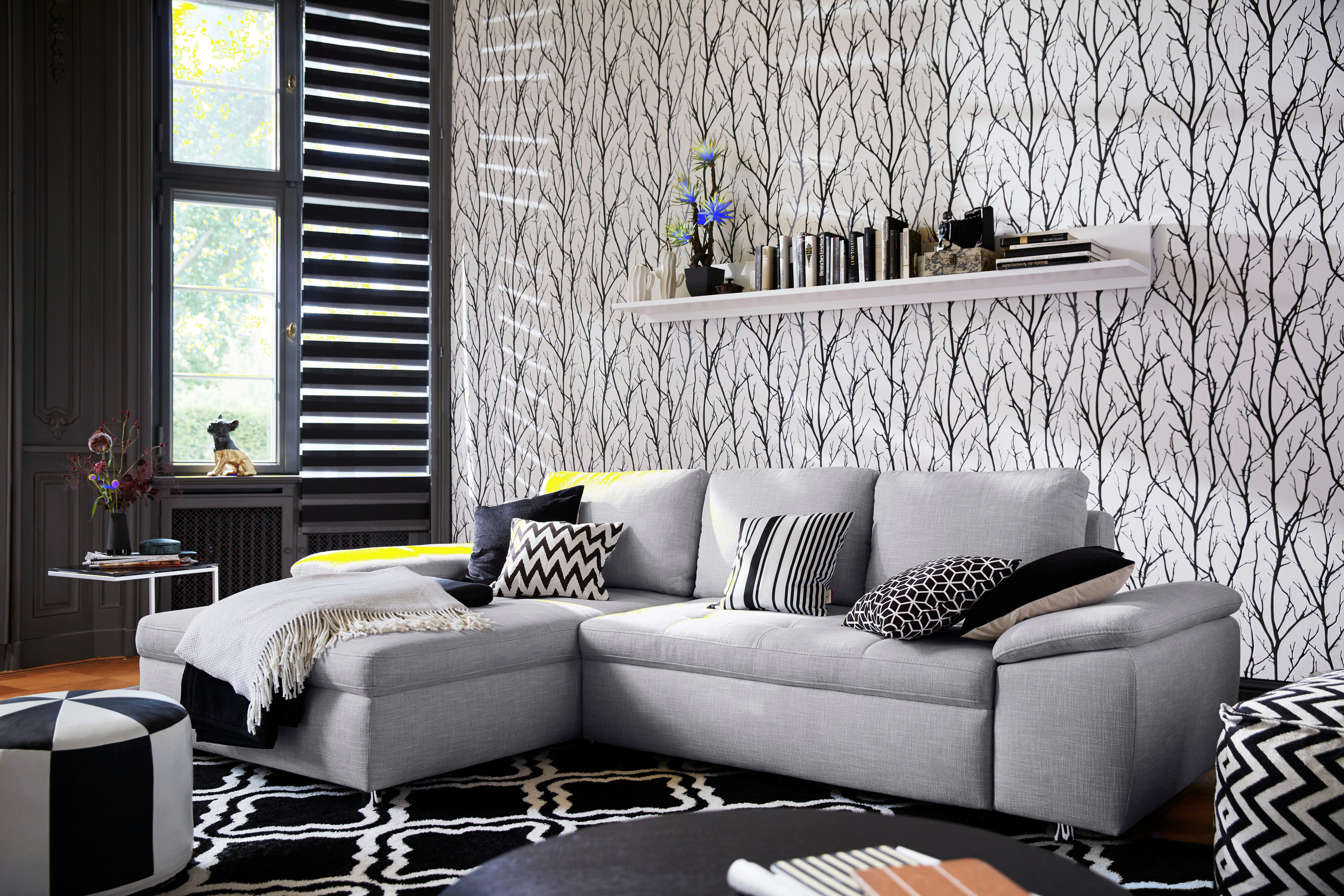 sit&more Hoekbank Labene L-vorm naar keuze met slaapfunctie en bedkist, ook als xxl-variant