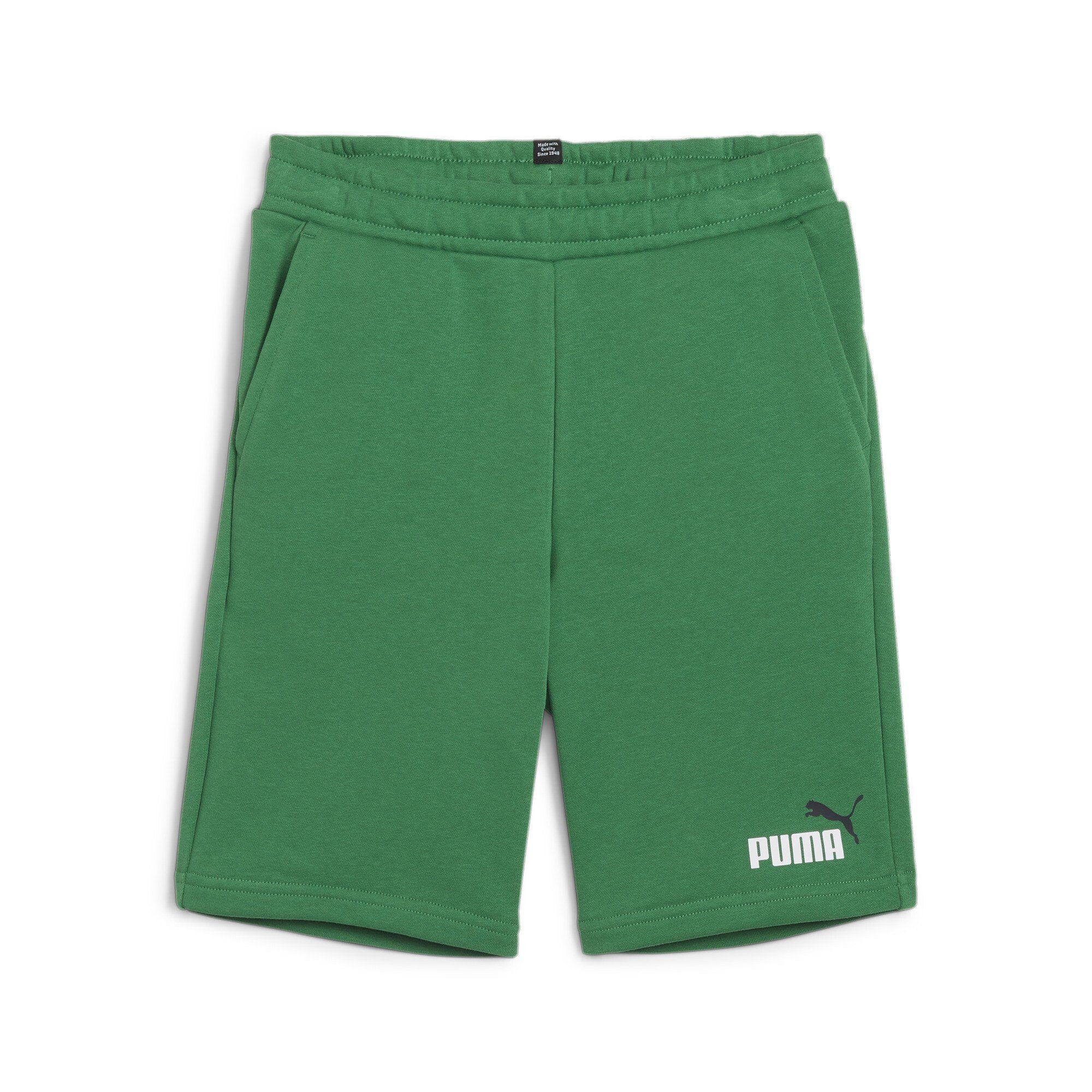 Puma sweatshort groen Korte broek Katoen Logo 140