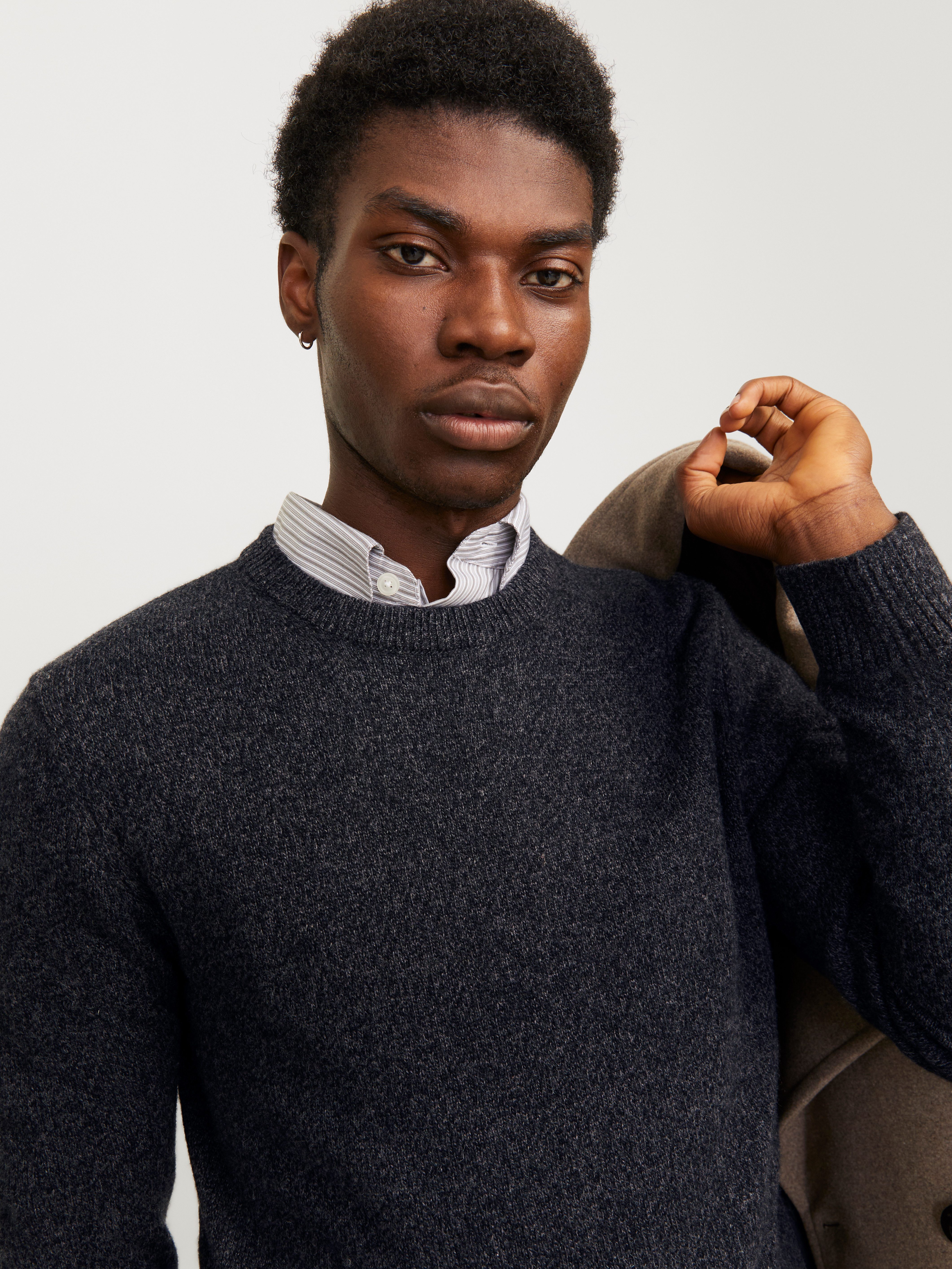Jack & Jones Trui met ronde hals JPRBLULAMBSWOOL KNIT CREW NECK