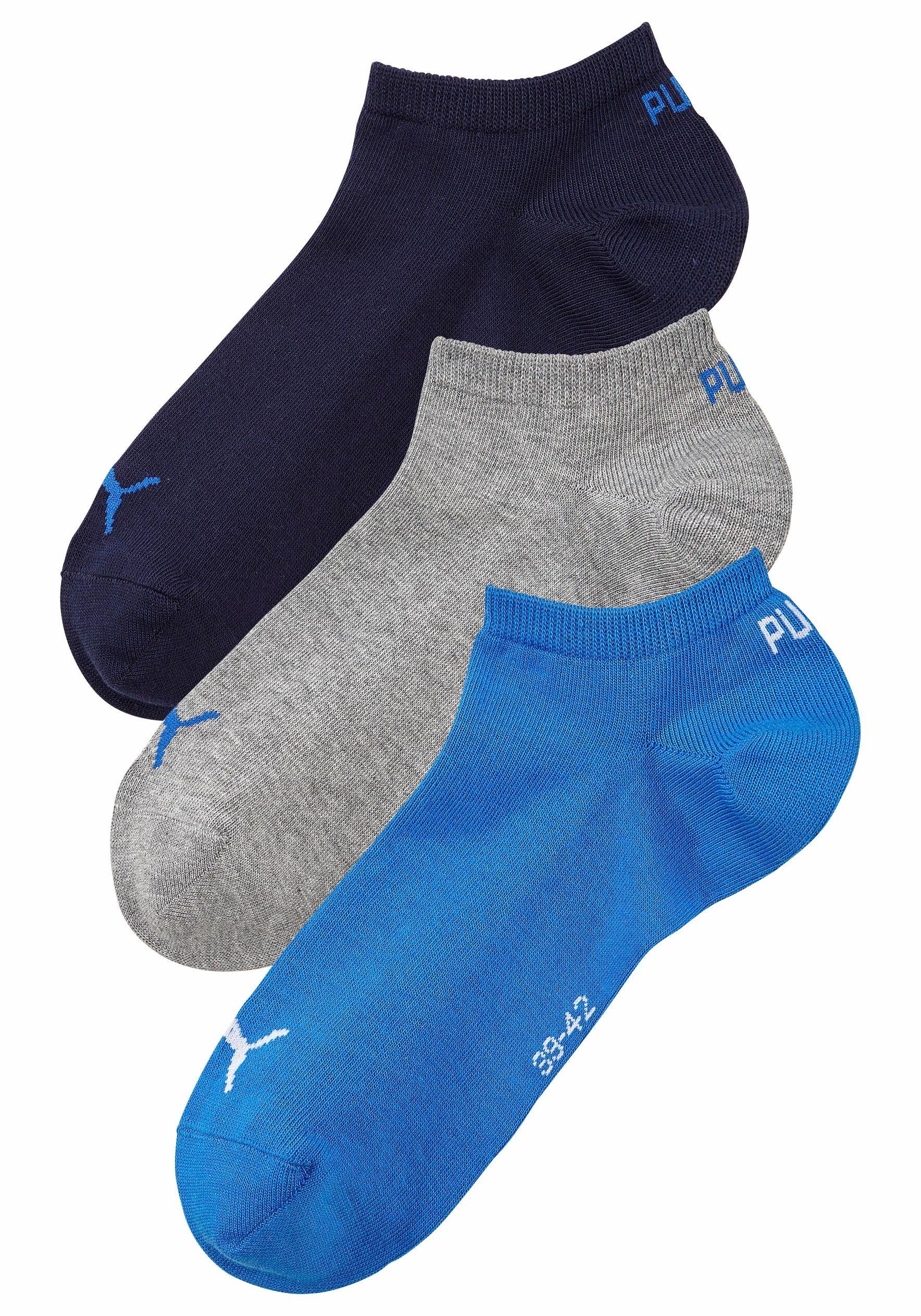 PUMA Sneakersokken met ingebreid logo (3 paar)