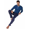 arizona pyjama in lang model blauw