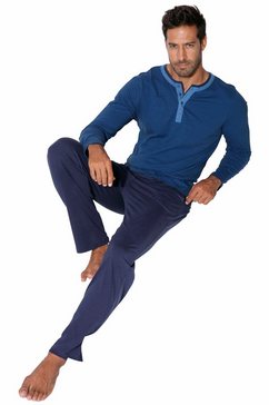 authentic le jogger pyjama in lang model blauw