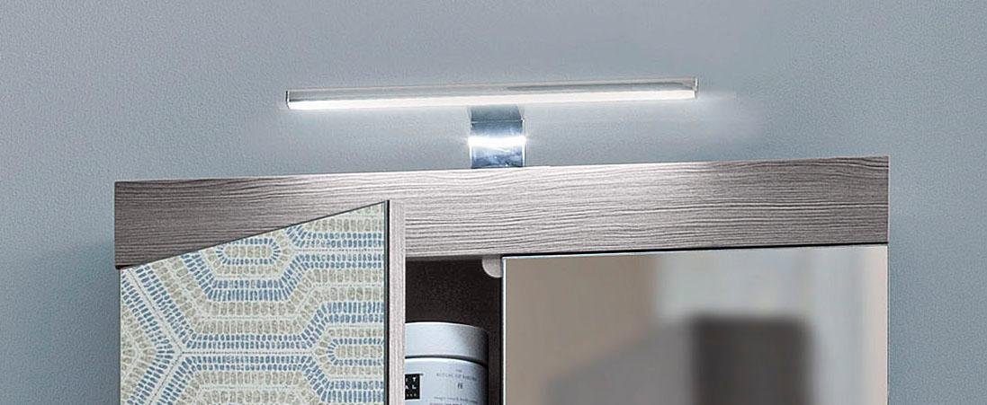 trendteam Led-spiegellamp Lengte 30 cm - LED badkamer opbouwlamp met koud licht - Met multibox