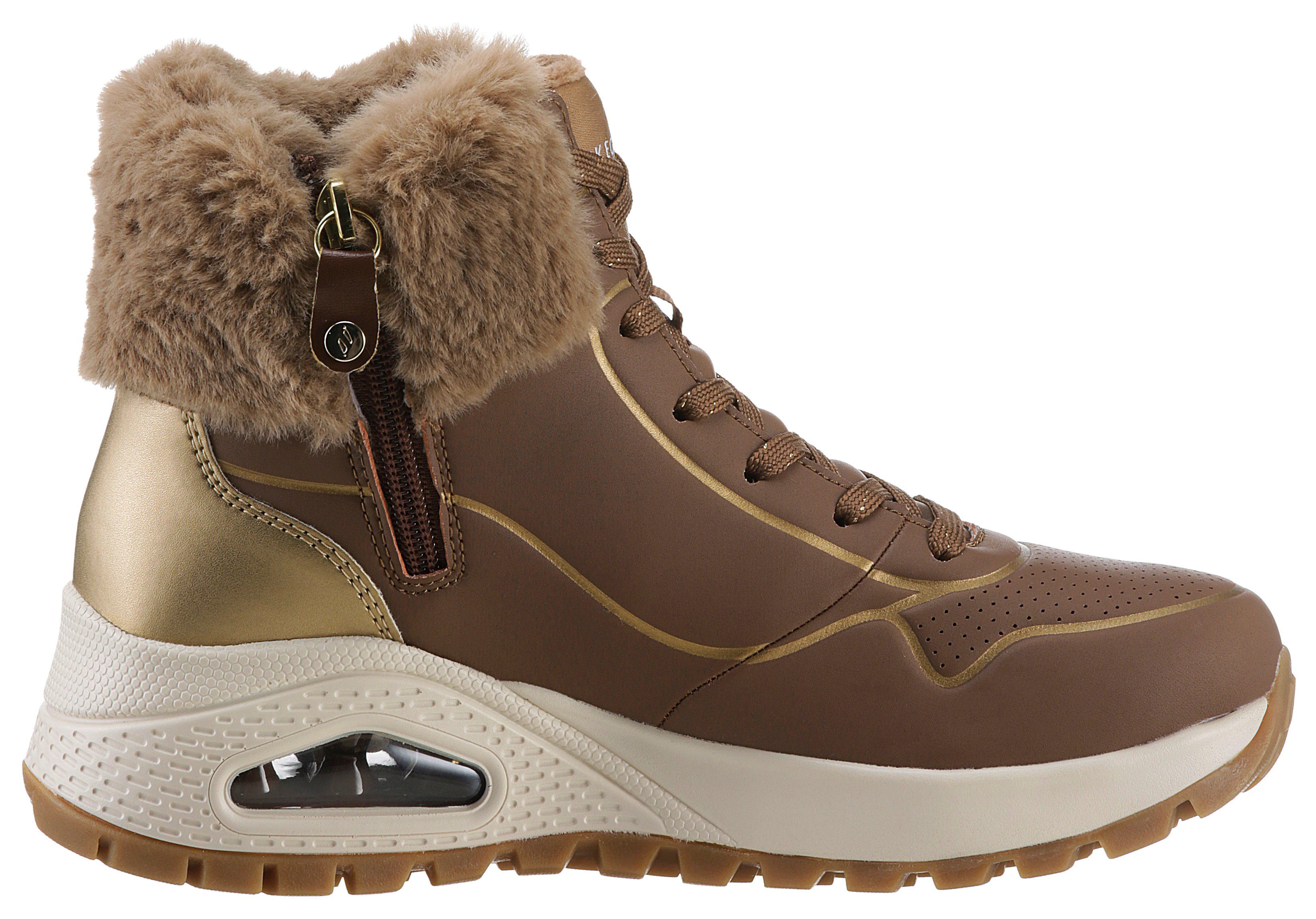 Skechers Sneakers met sleehak UNO Rugged Sneakers, wedge sneakers, winterlaarzen met hoogwaardige demping