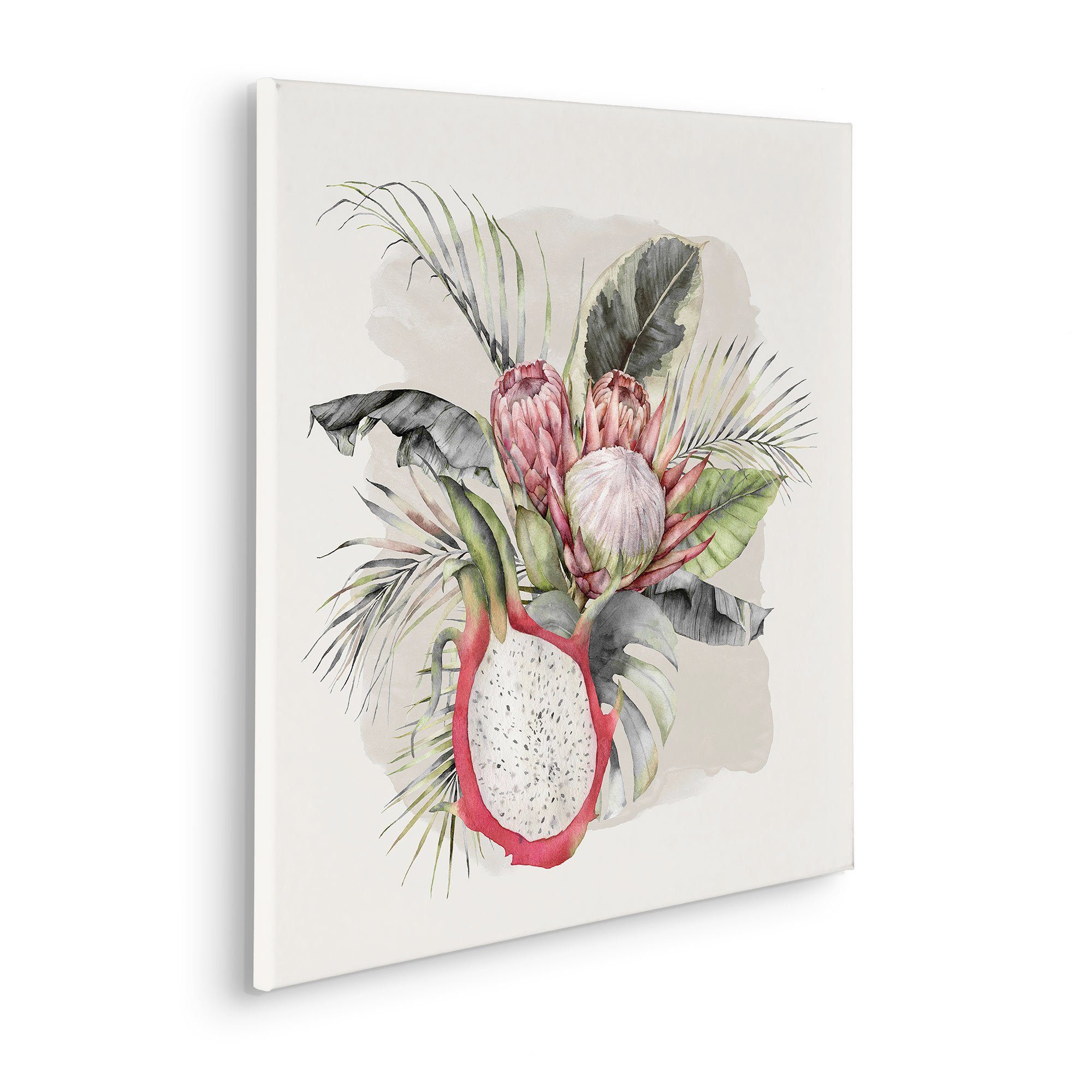 Komar Artprint op linnen Sweet Pitaya - Afmeting 60 x 60 cm (1 stuk)