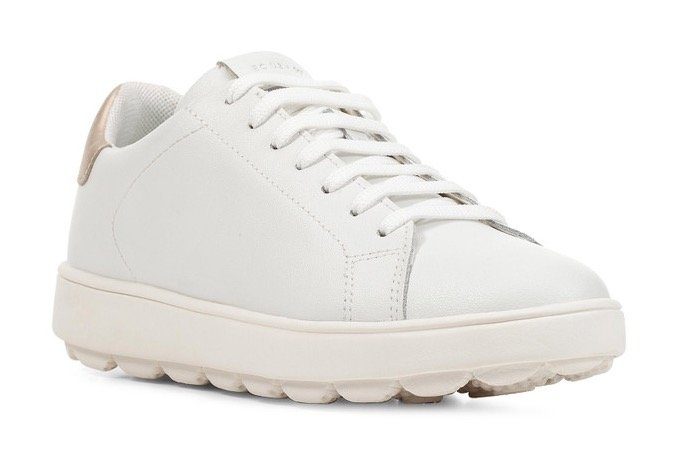 Geox Sneakers D SPHERICA ECUB-1 A met profielzool, vrijetijdsschoen, lage schoen, veterschoen