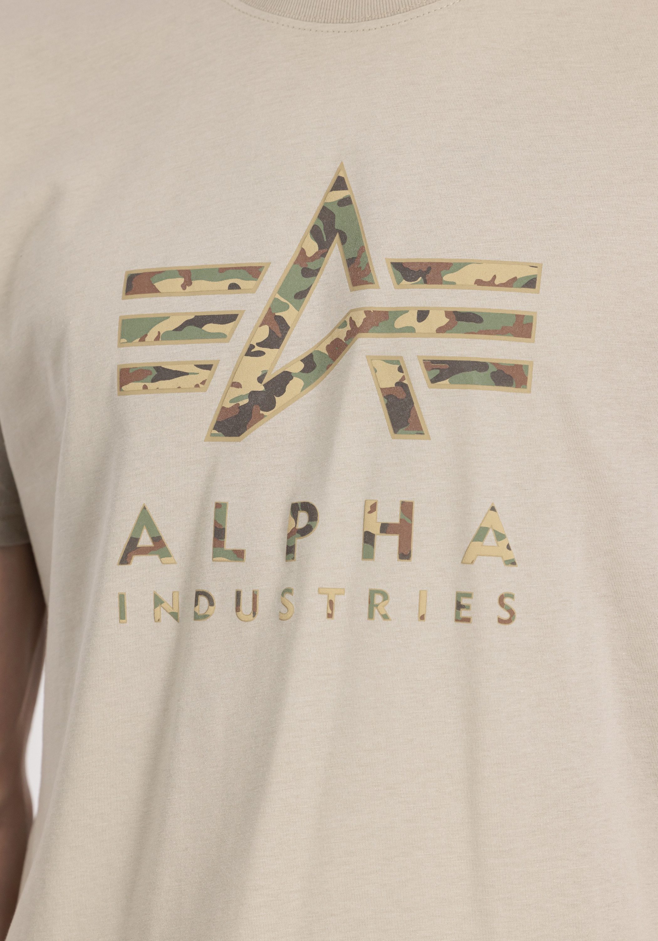 Alpha Industries T-shirt Camo Puff Print T-Shirt